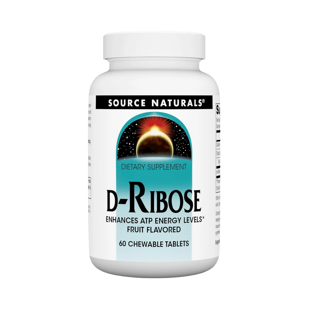 Source Naturals, D-Ribose, 60 Fruit Chewables