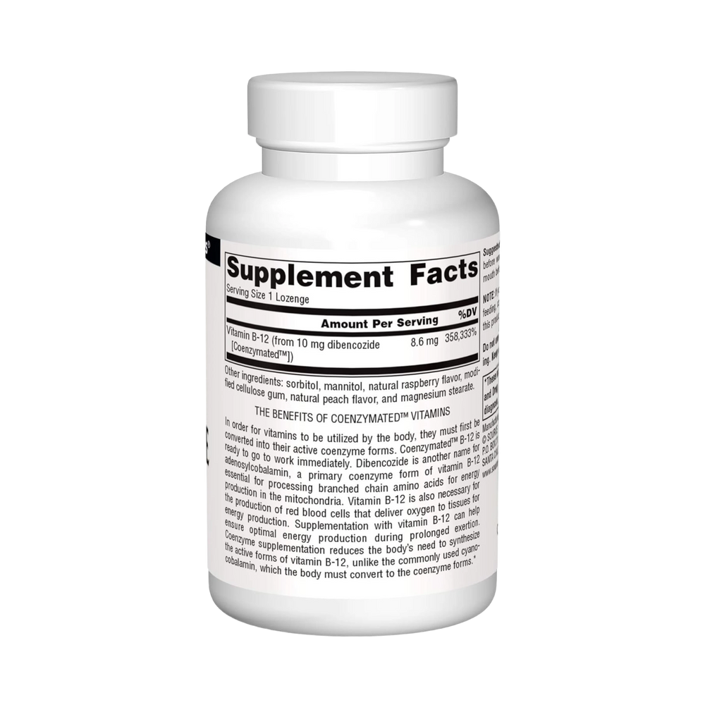 Source Naturals, Dibencozide Coenzymated B-12, 120 Lozenges
