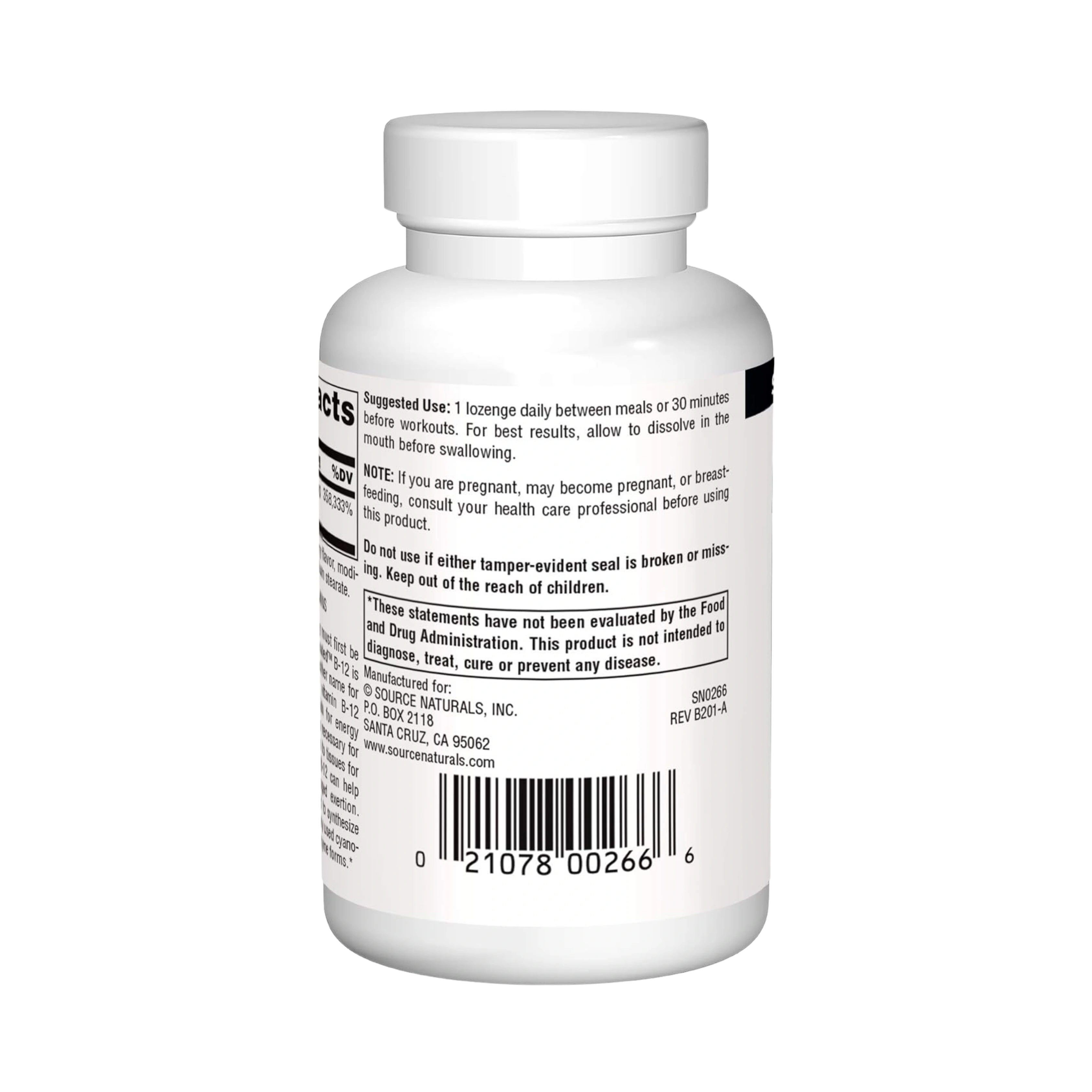 Source Naturals, Dibencozide Coenzymated B-12, 120 Lozenges
