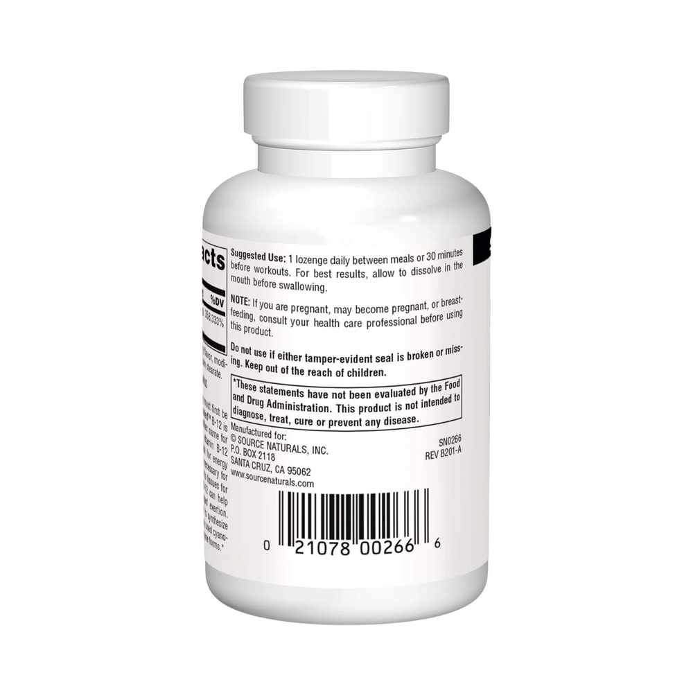 Source Naturals, Dibencozide Coenzymated B-12, 120 Lozenges