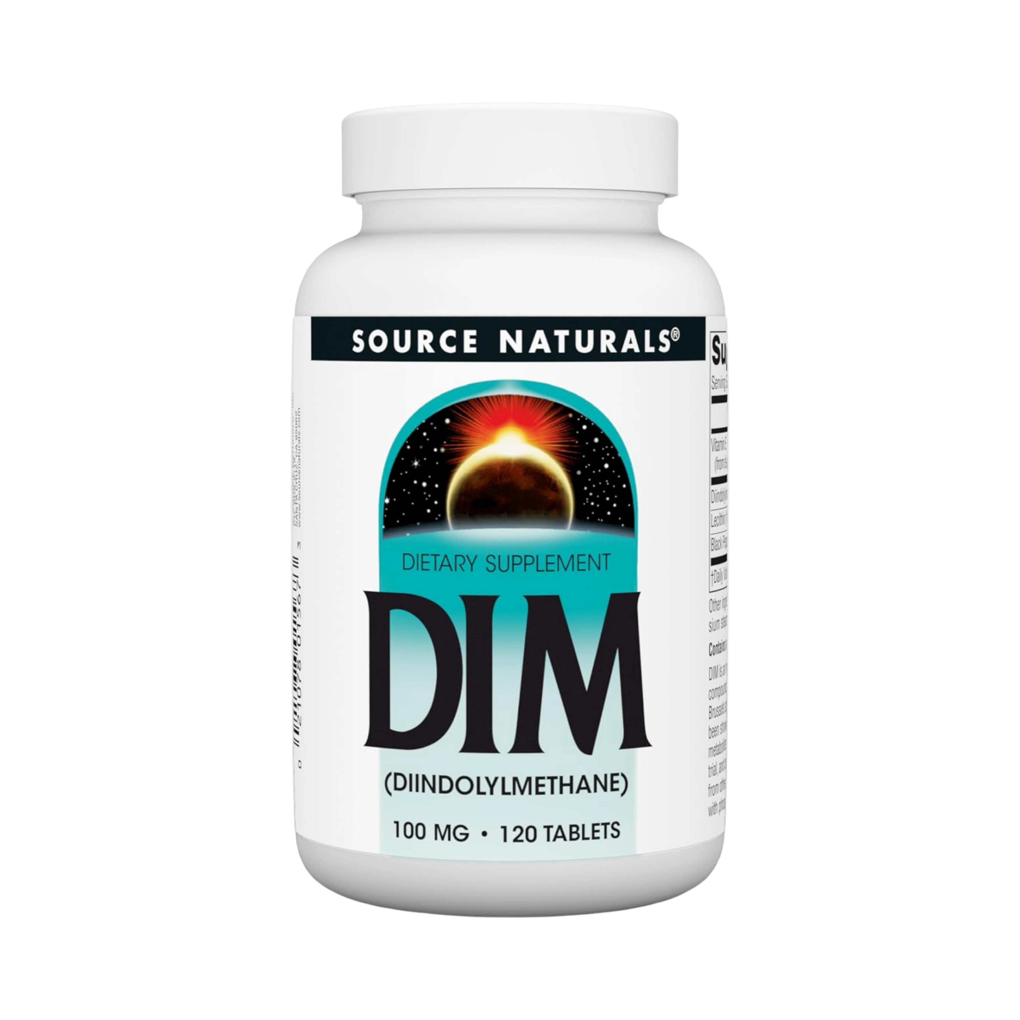 Source Naturals, DIM, 100 Mg, 120 Tablets