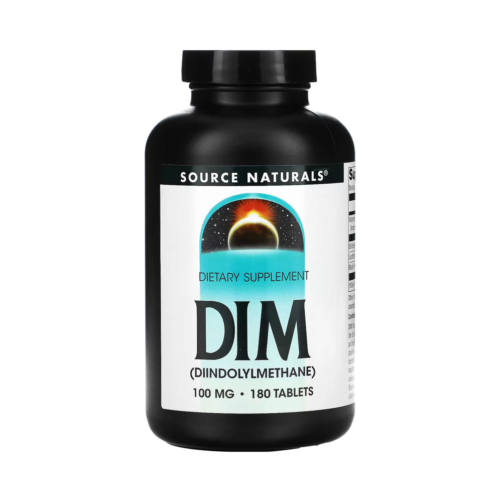 Source Naturals, DIM, 100 Mg, 180 Tablets