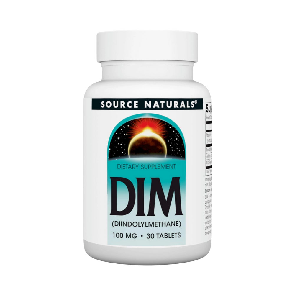 Source Naturals, DIM, 100 Mg, 30 Tablets