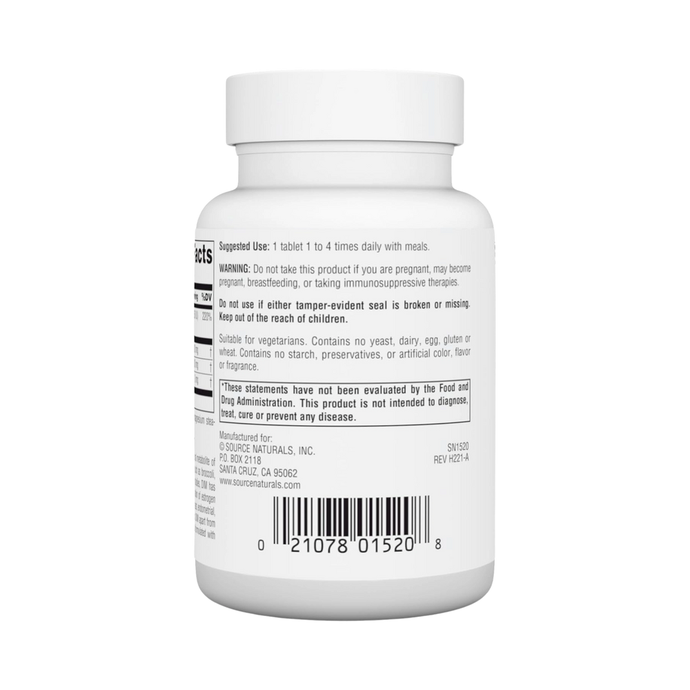 Source Naturals, DIM, 100 Mg, 30 Tablets