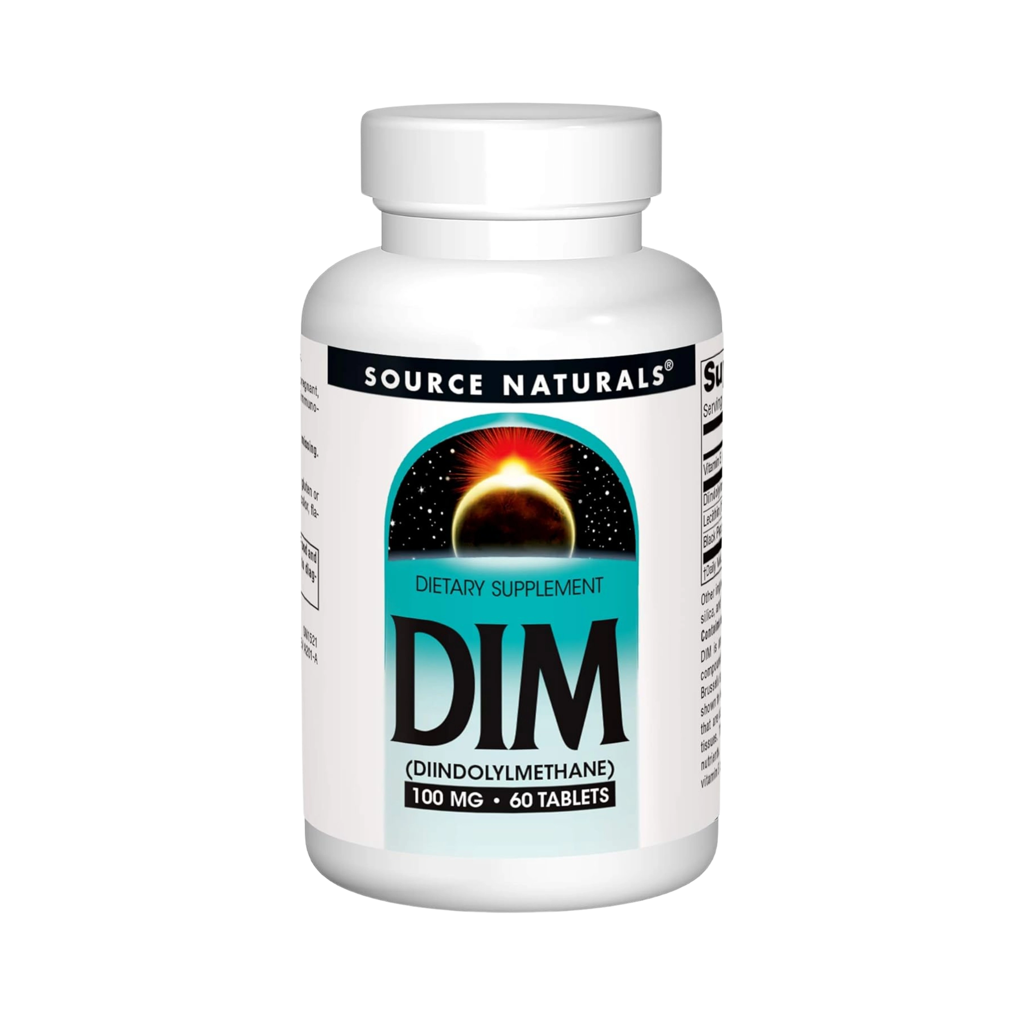 Source Naturals, DIM, 100 Mg, 60 Tablets