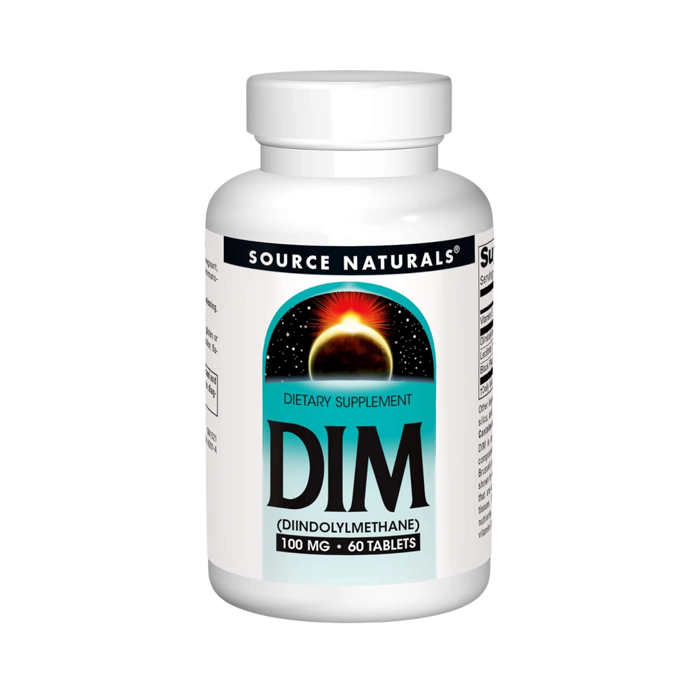 Source Naturals, DIM, 100 Mg, 60 Tablets