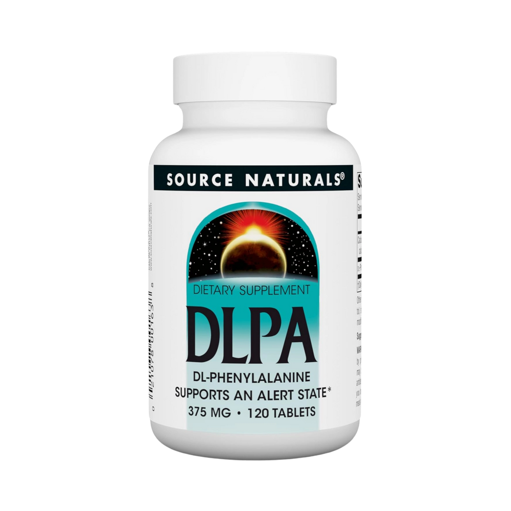 Source Naturals, DLPA, 375 Mg, 120 Tablets