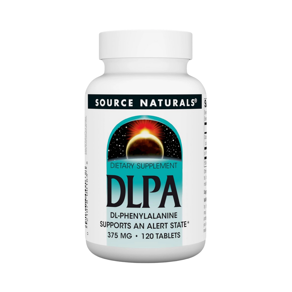 Source Naturals, DLPA, 375 Mg, 120 Tablets