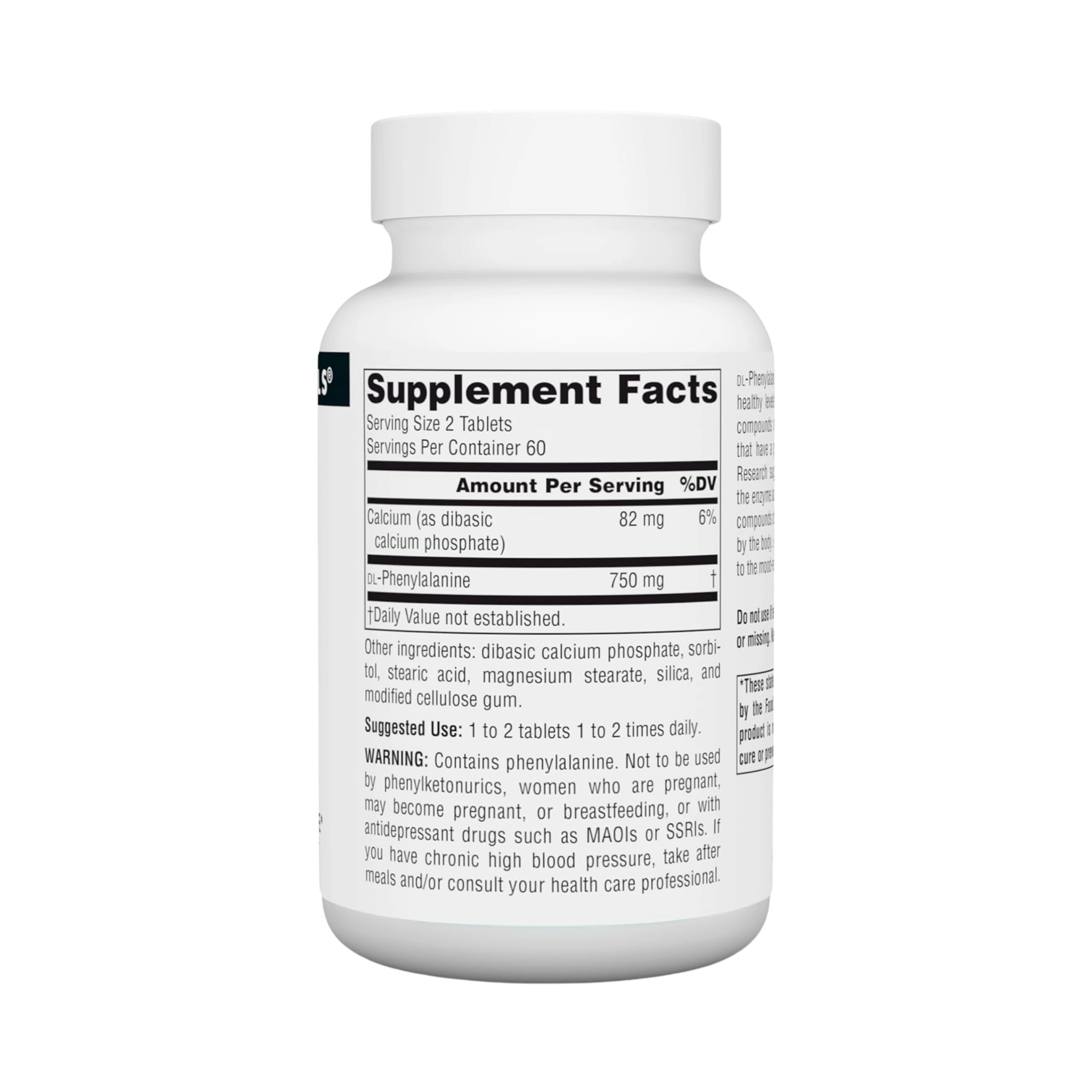 Source Naturals, DLPA, 375 Mg, 120 Tablets