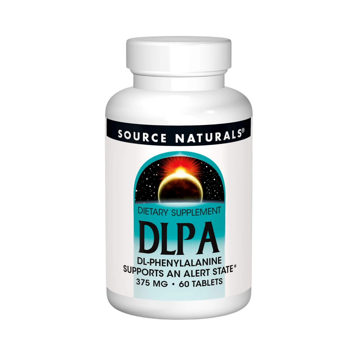 Source Naturals, DLPA, 375 Mg, 60 Tablets