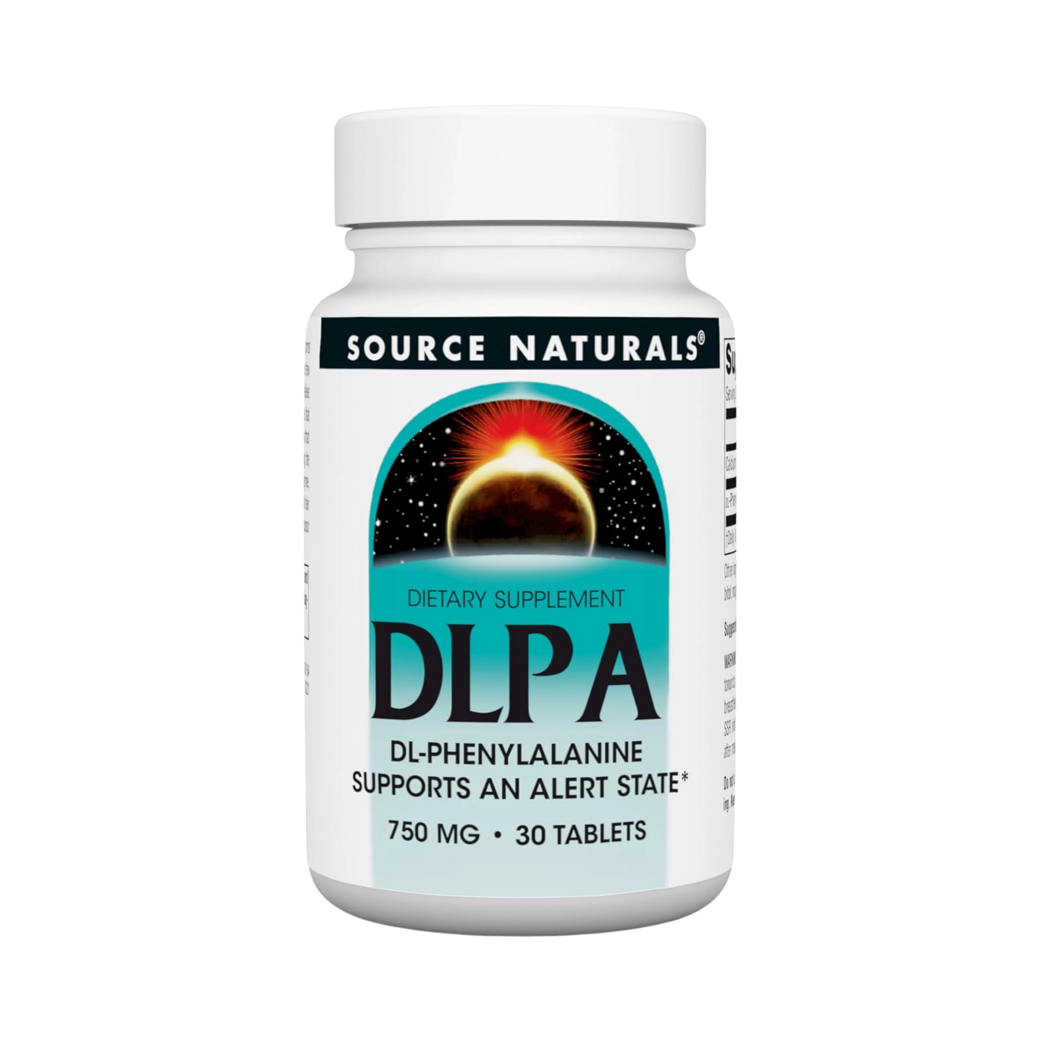 Source Naturals, DLPA, 750 Mg, 30 Tablets