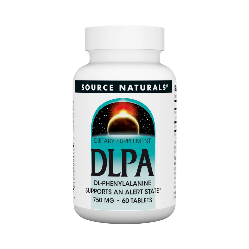 Source Naturals, DLPA, 750 Mg, 60 Tablets