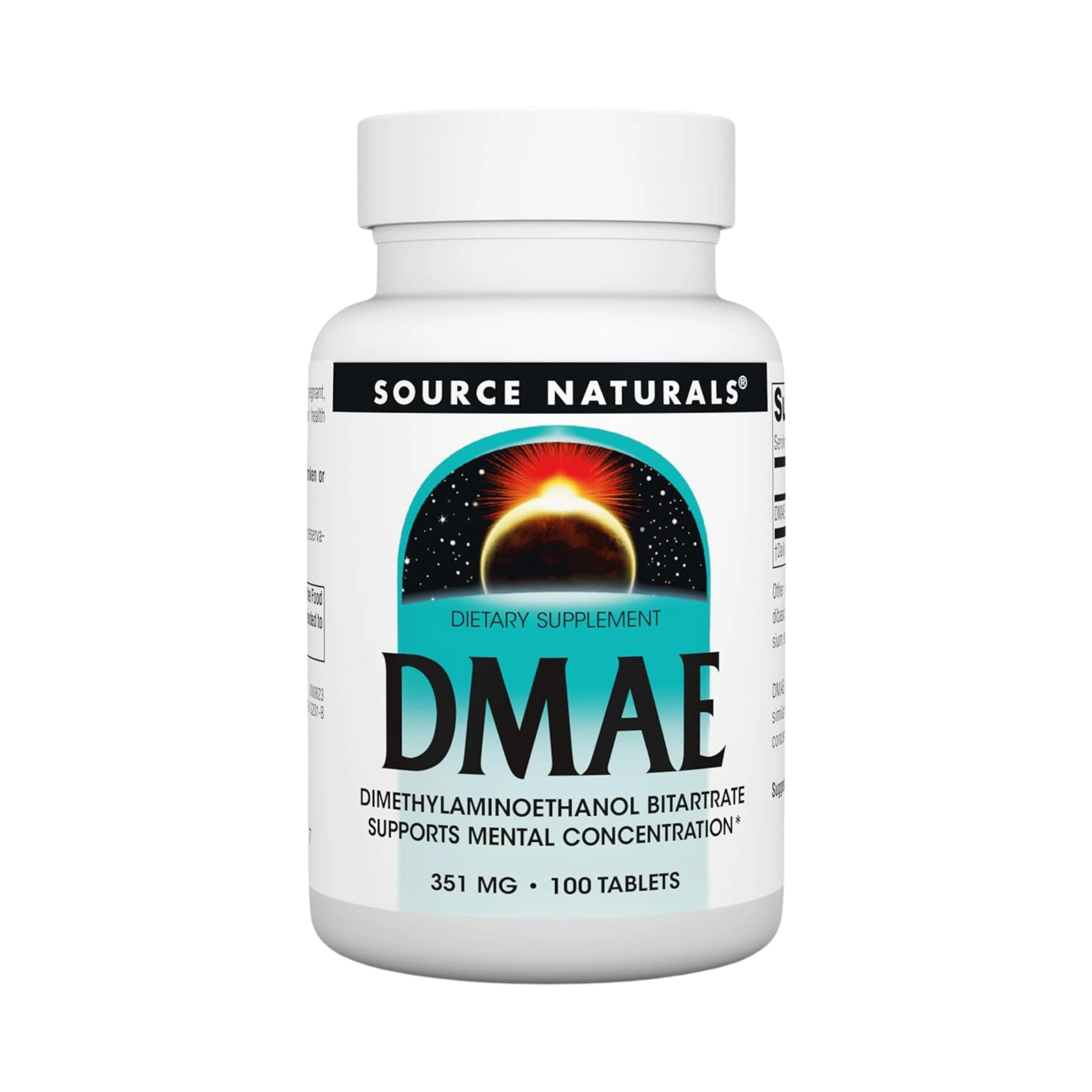 Source Naturals, DMAE, 350 Mg, 100 Capsules