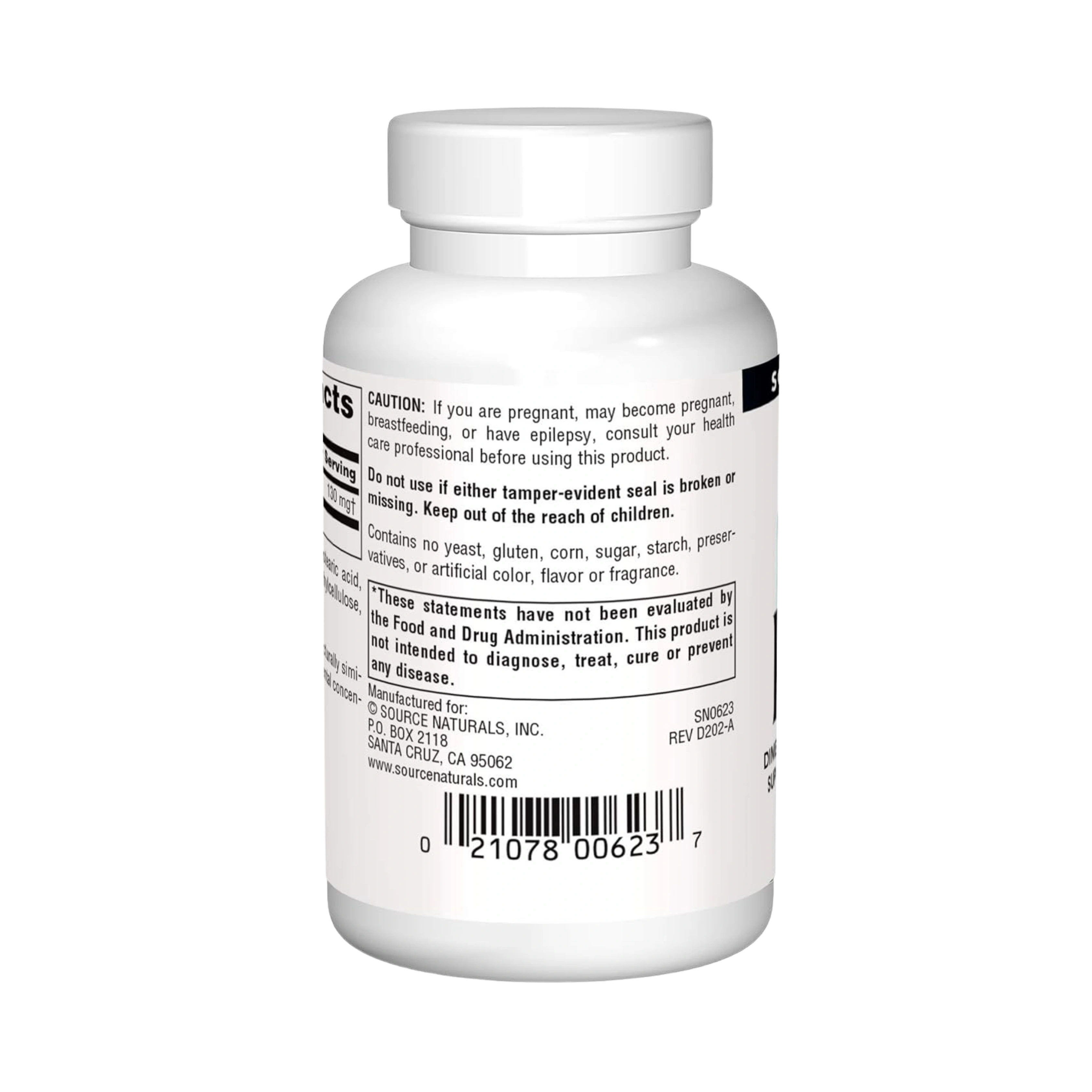 Source Naturals, DMAE, 350 Mg, 100 Capsules