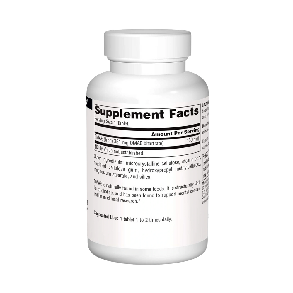 Source Naturals, DMAE, 350 Mg, 100 Capsules