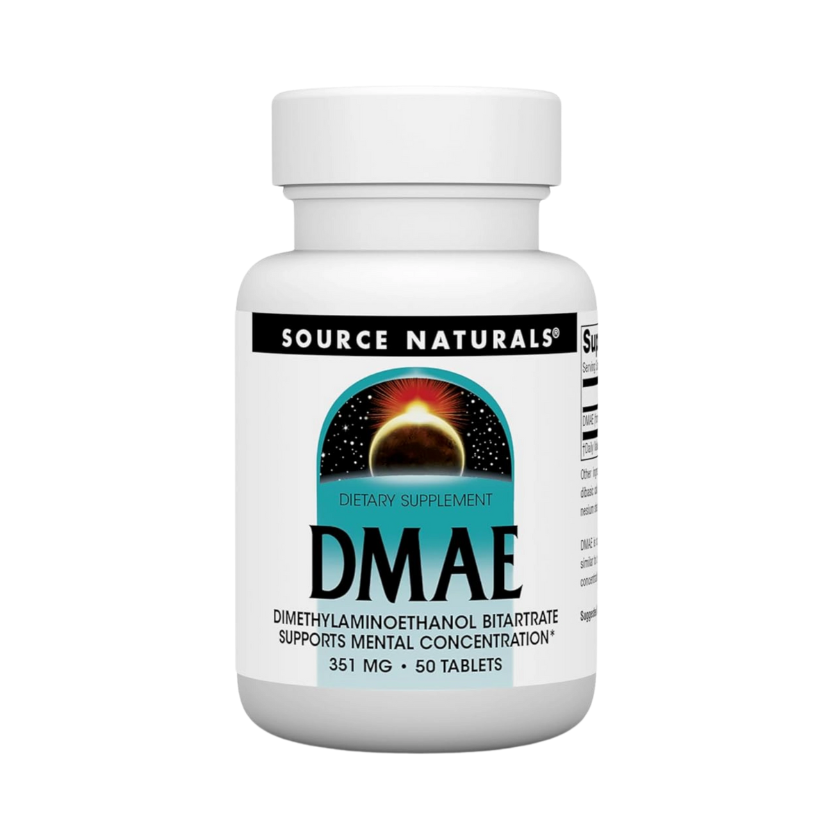 Source Naturals, DMAE, 350 Mg, 50 Capsules