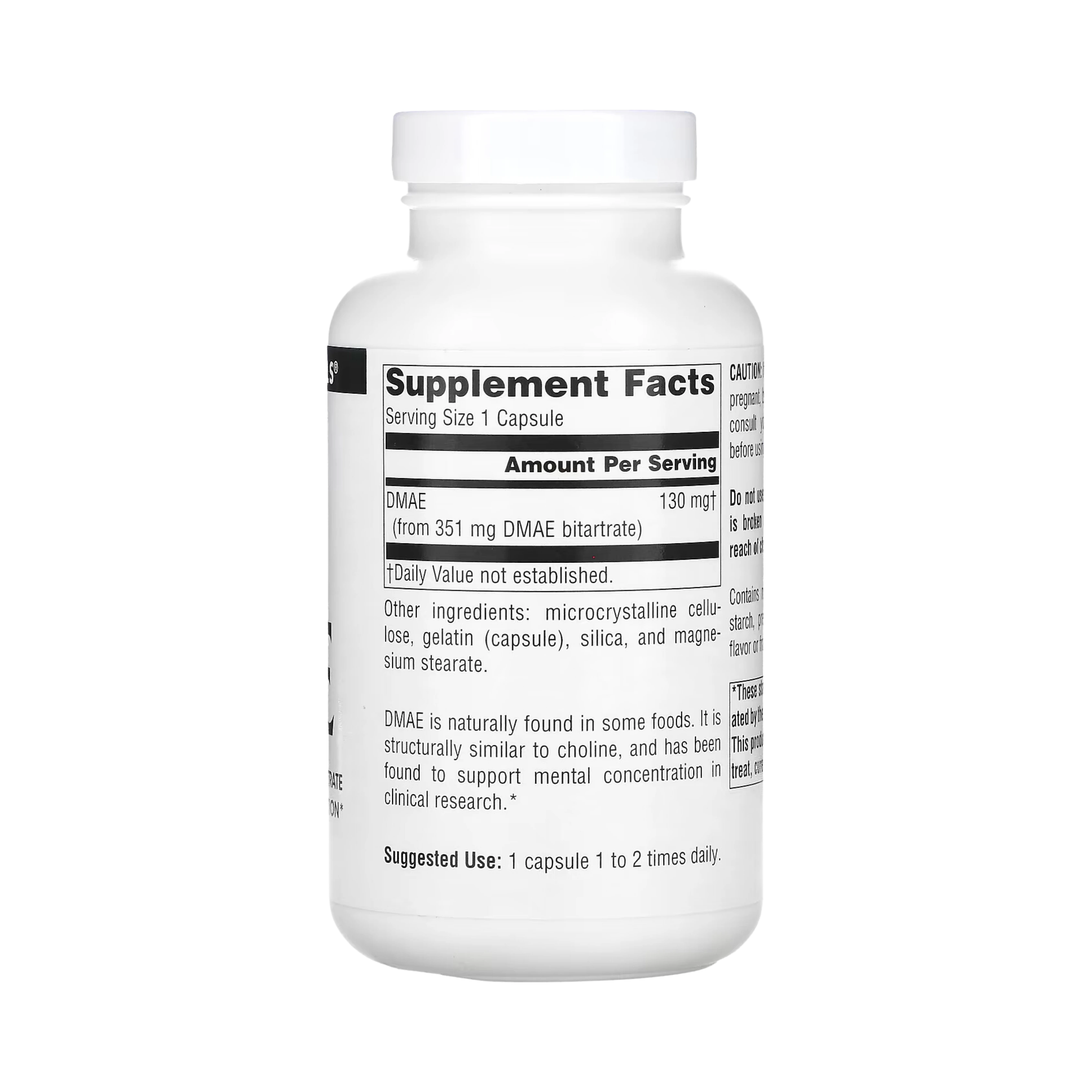 Source Naturals, DMAE, 351 Mg, 200 Capsules