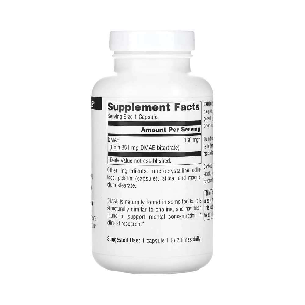 Source Naturals, DMAE, 351 Mg, 50 Capsules