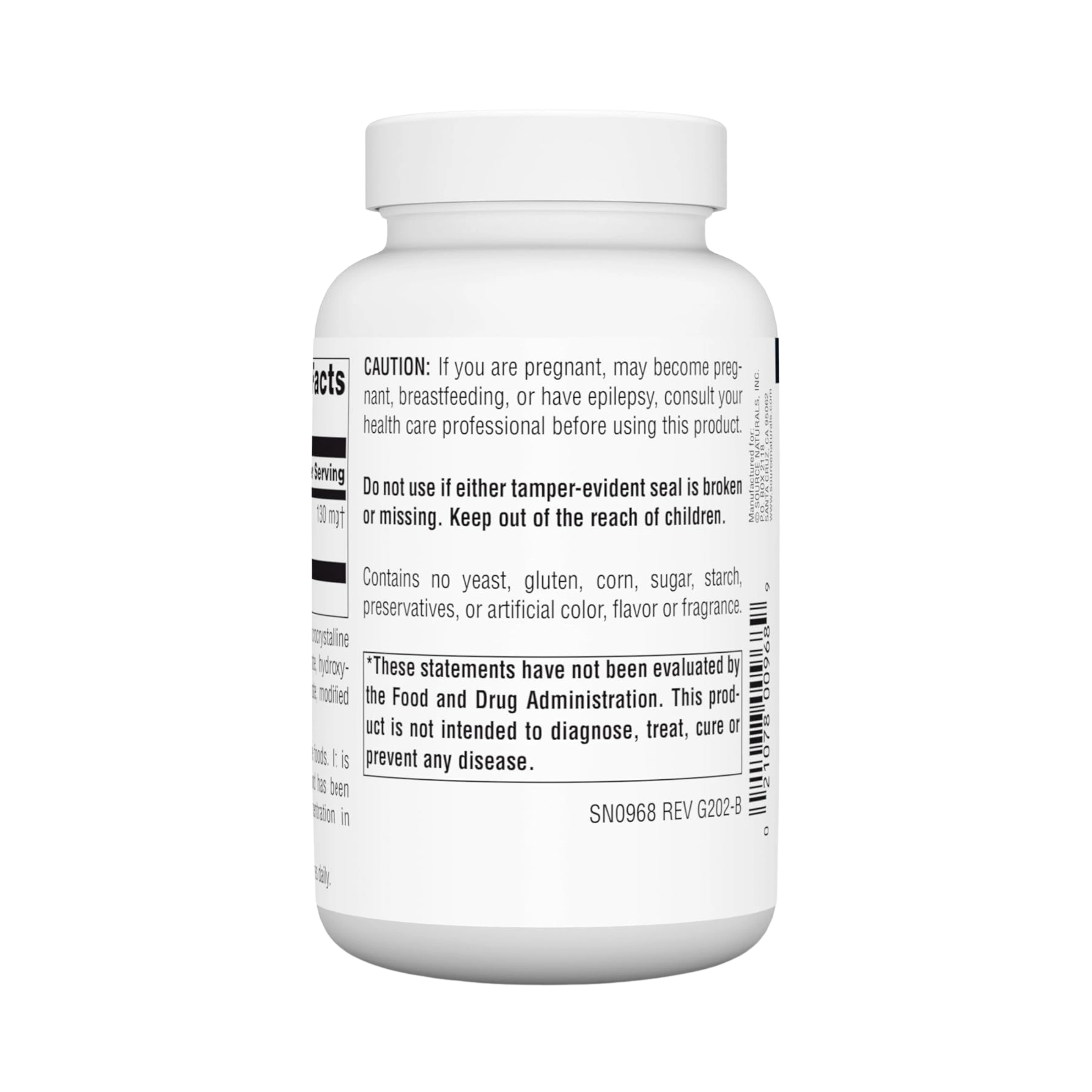 Source Naturals, DMAE, Dimethylaminoethanol Bitartrate, 200 Tablets