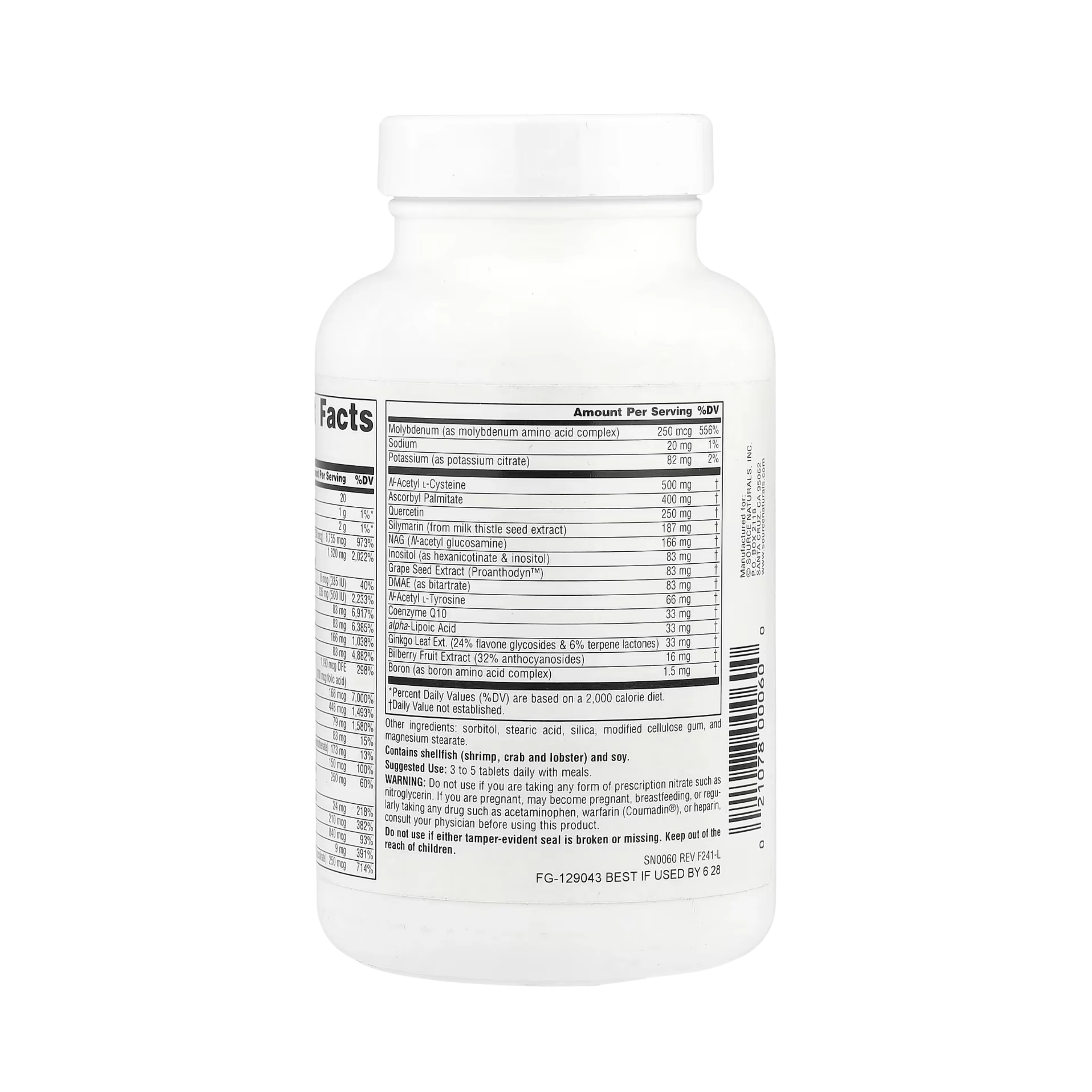 Source Naturals, Elan Vital, Multiple, 90 Tablets