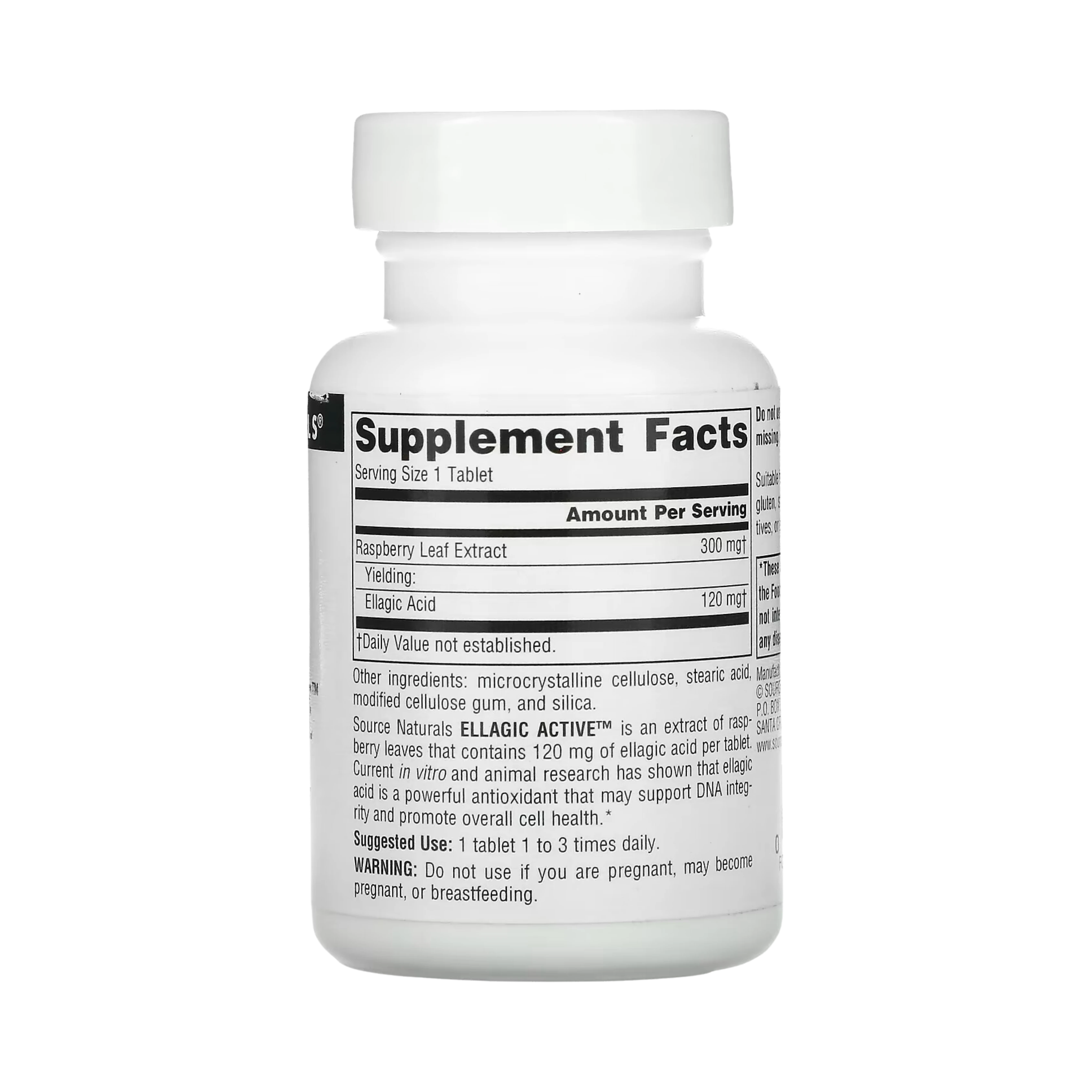 Source Naturals, Ellagic Active, 300 Mg, 30 Tablets