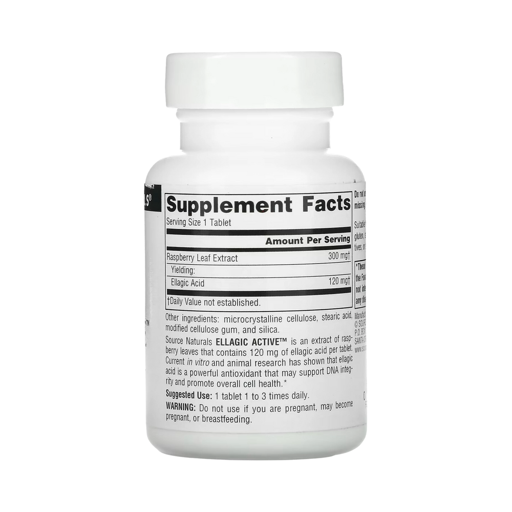 Source Naturals, Ellagic Active, 300 Mg, 60 Tablets