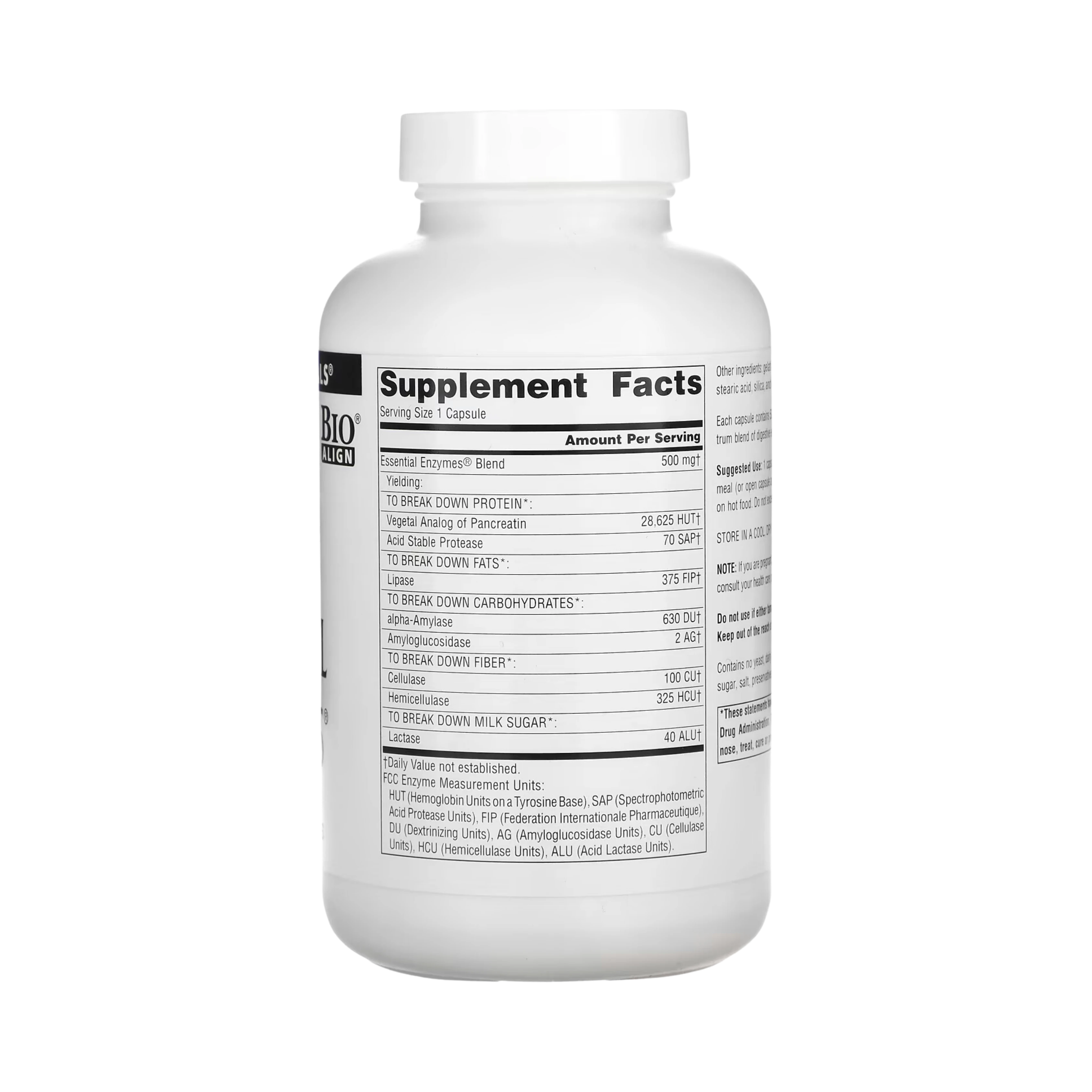 Source Naturals, Essential Enzymes, 500 Mg, 120 Capsules