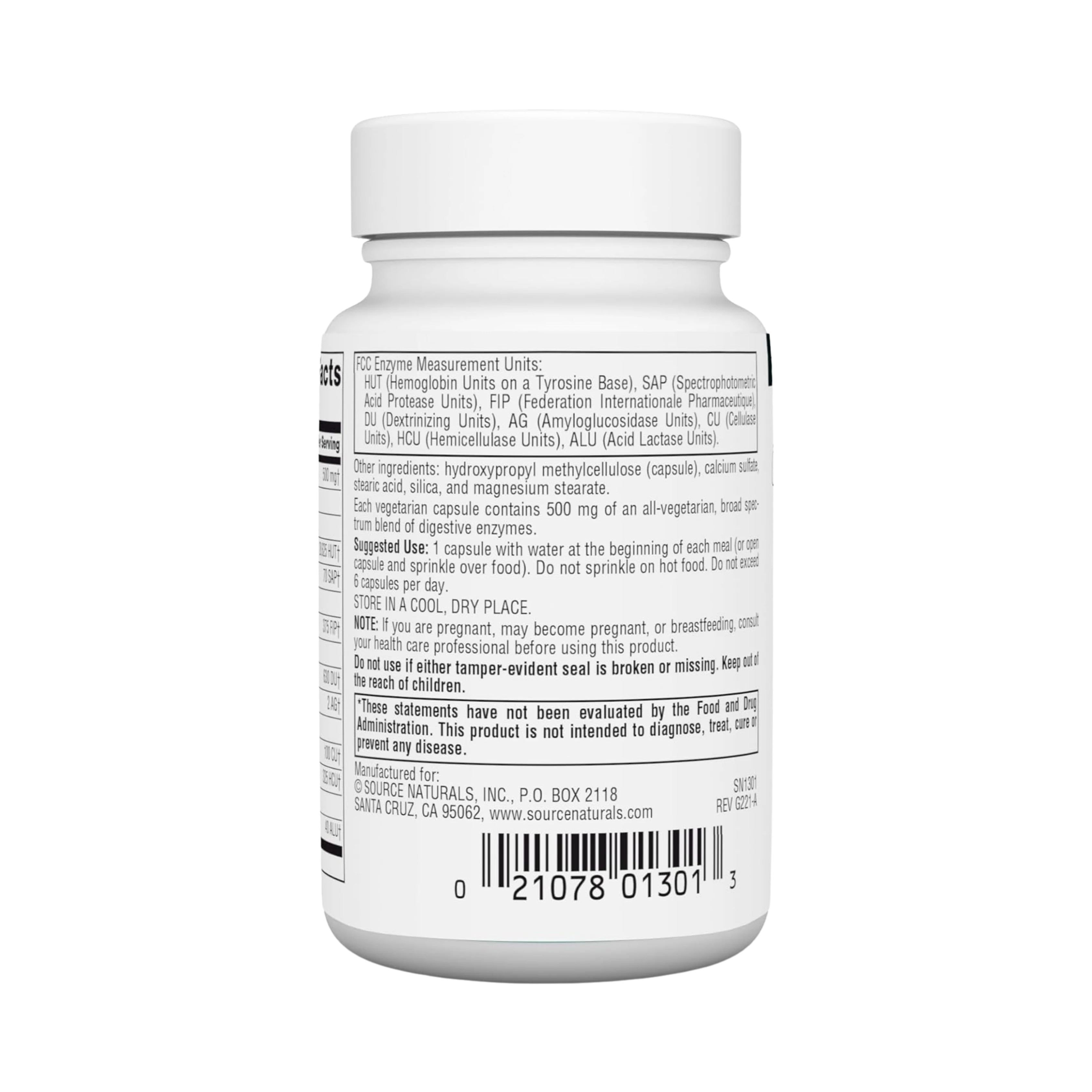 Source Naturals, Essential Enzymes Daily, 500 Mg, 60 Vegi Capsules