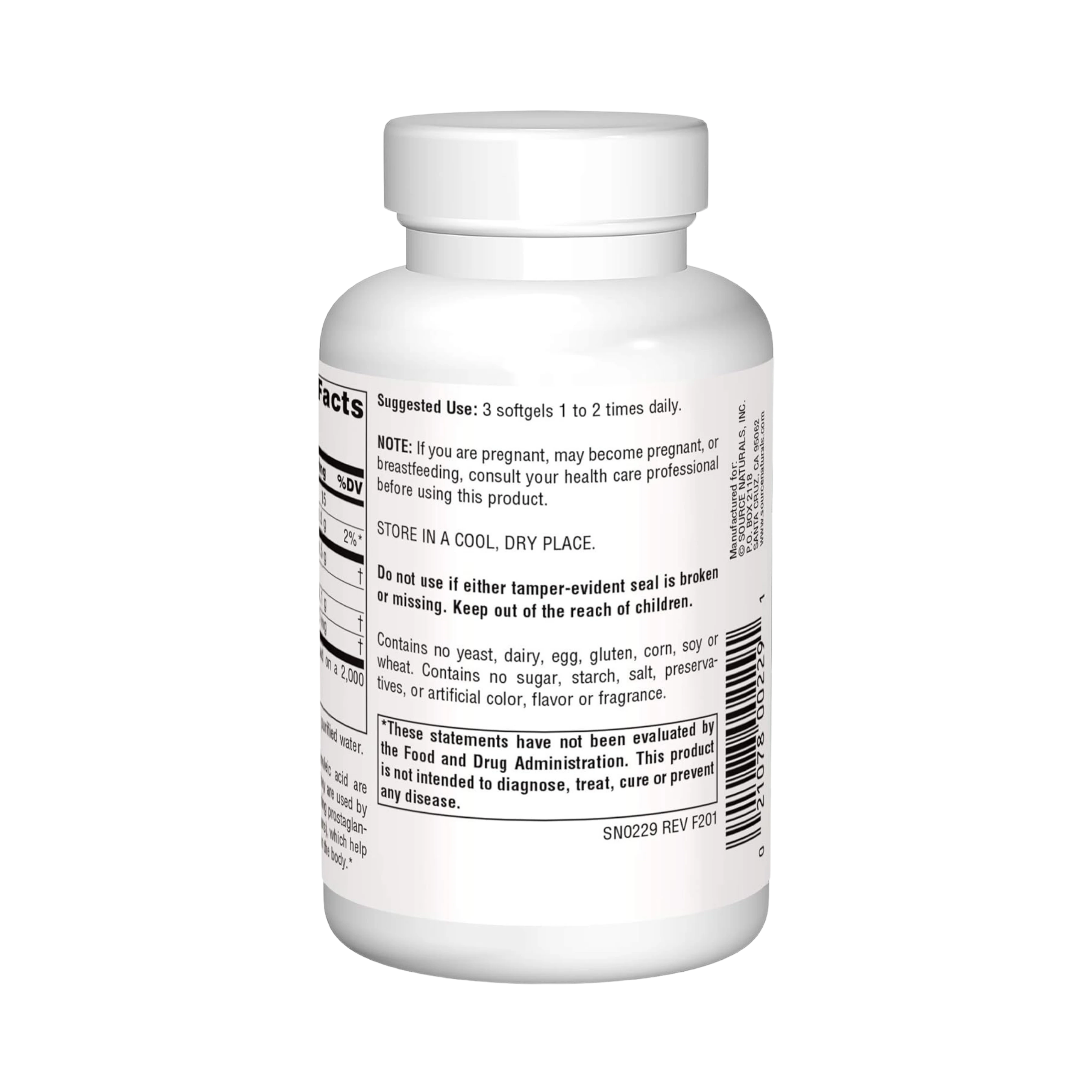 Source Naturals Evening Primrose Oil, 90 Softgels
