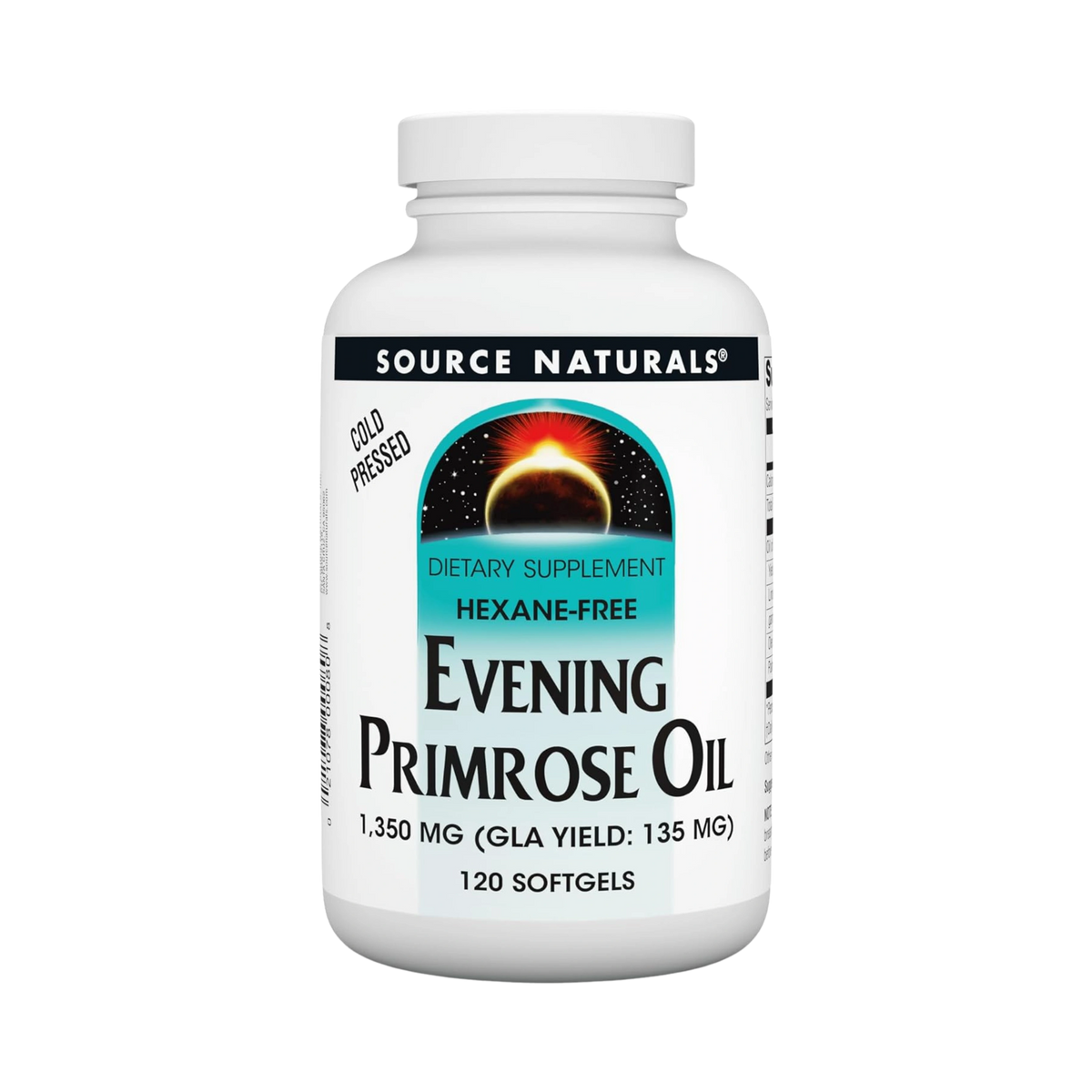 Source Naturals, Evening Primrose Oil, Hexane-Free, 1350 Mg, 120 Softgels