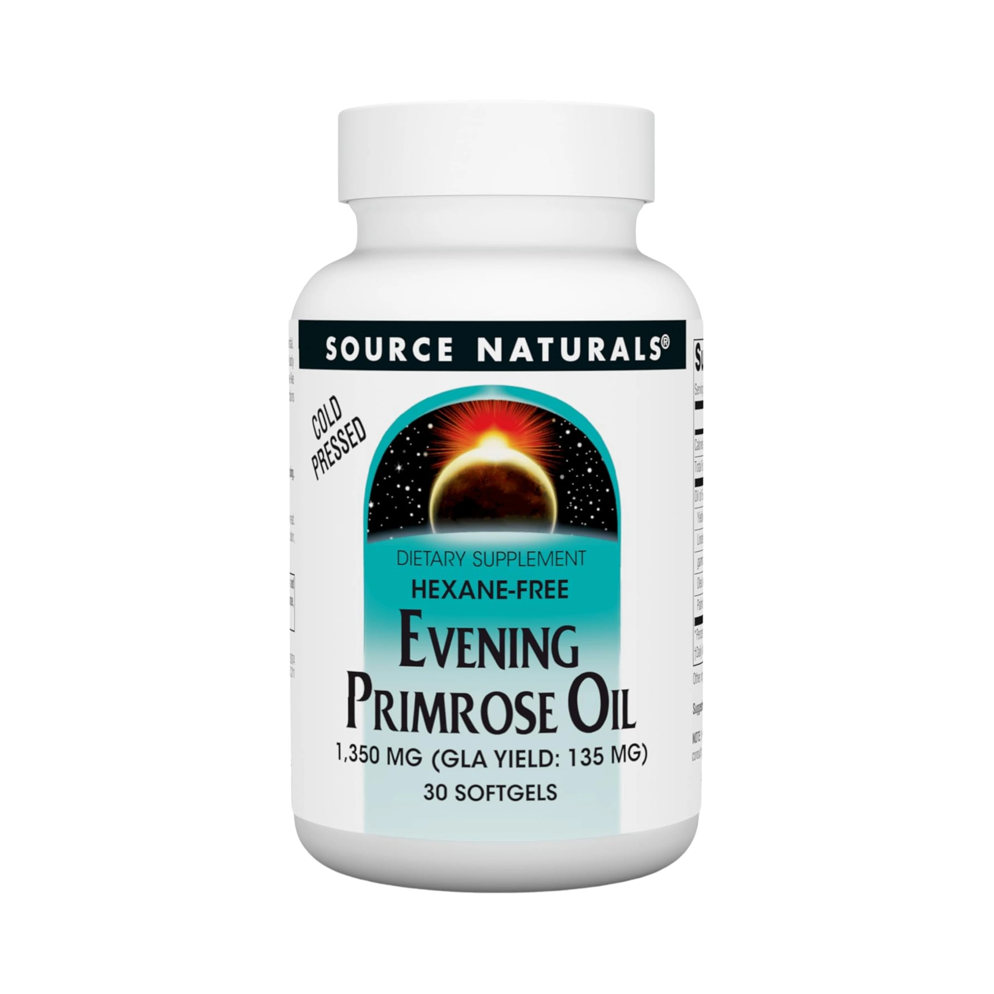 Source Naturals, Evening Primrose Oil, Hexane-Free, 1350 Mg, 30 Softgels