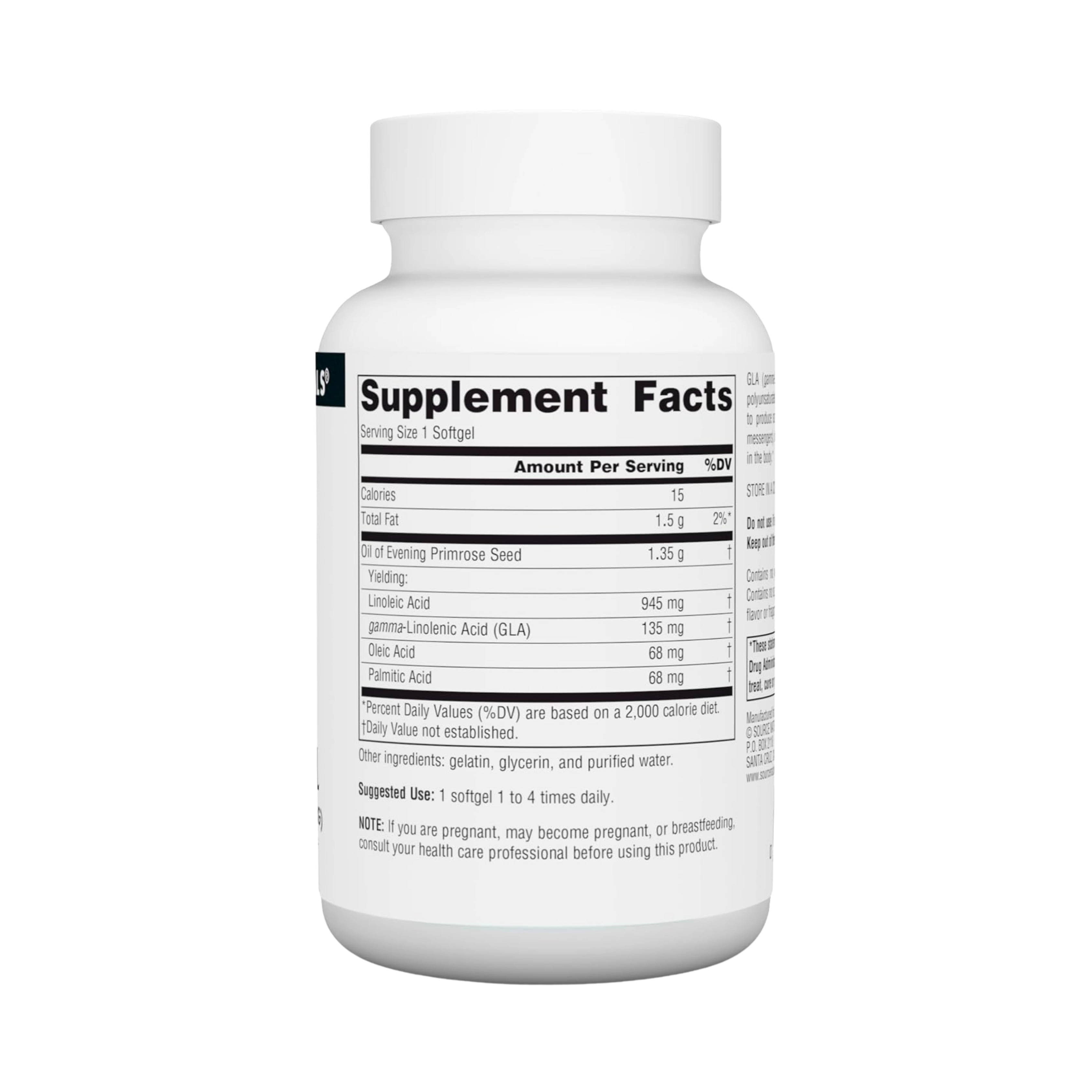 Source Naturals, Evening Primrose Oil, Hexane-Free, 1350 Mg, 30 Softgels