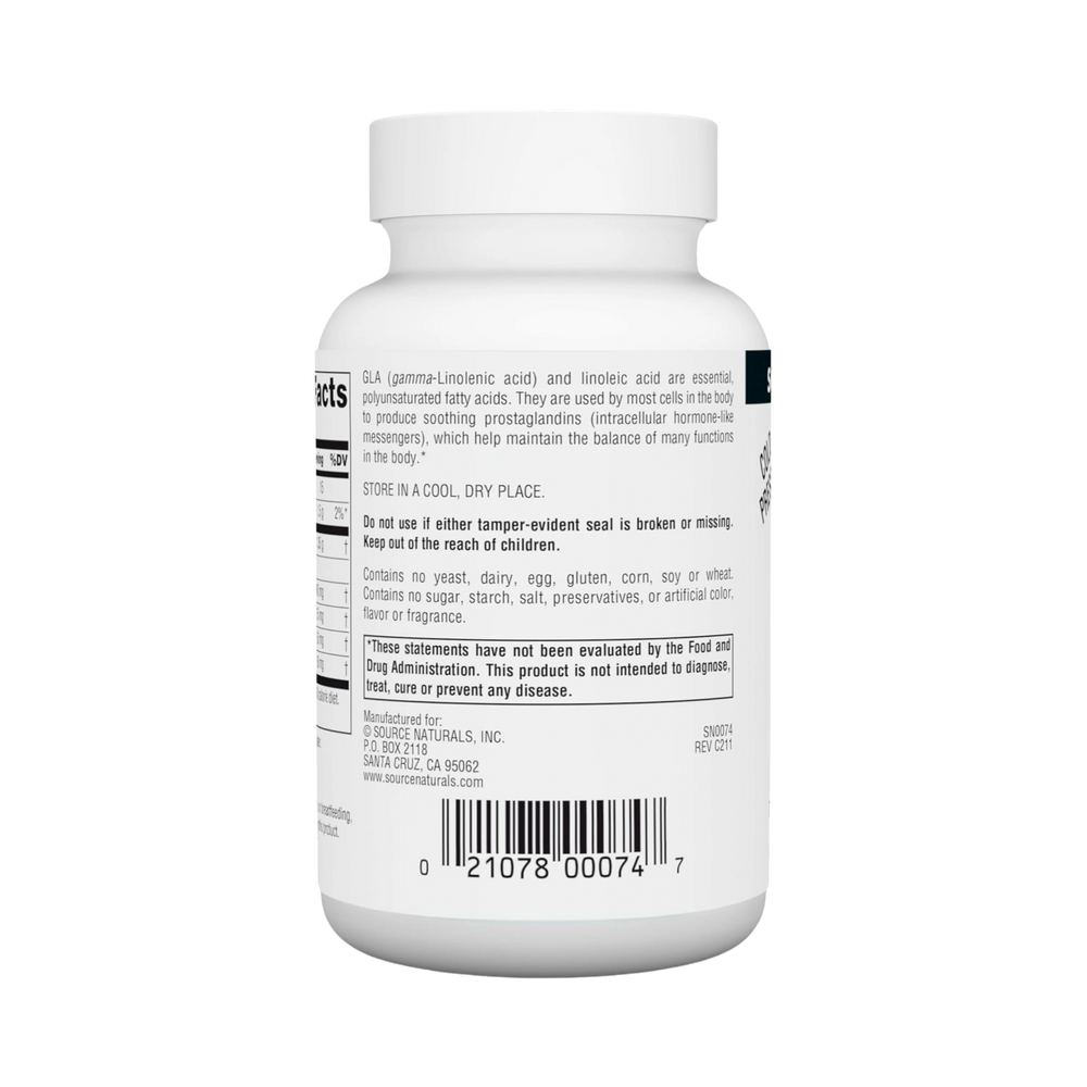 Source Naturals, Evening Primrose Oil, Hexane-Free, 1350 Mg, 30 Softgels