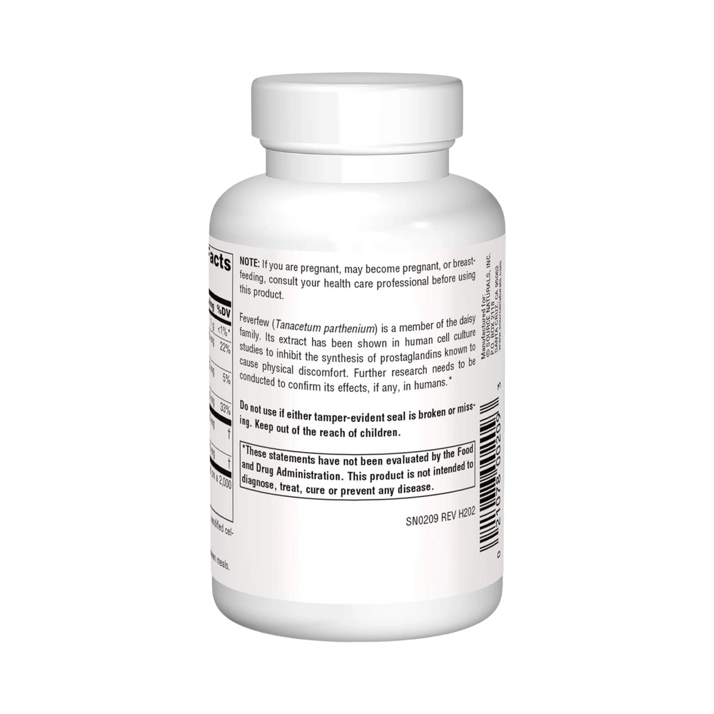 Source Naturals, Feverfew, 100 Tablets