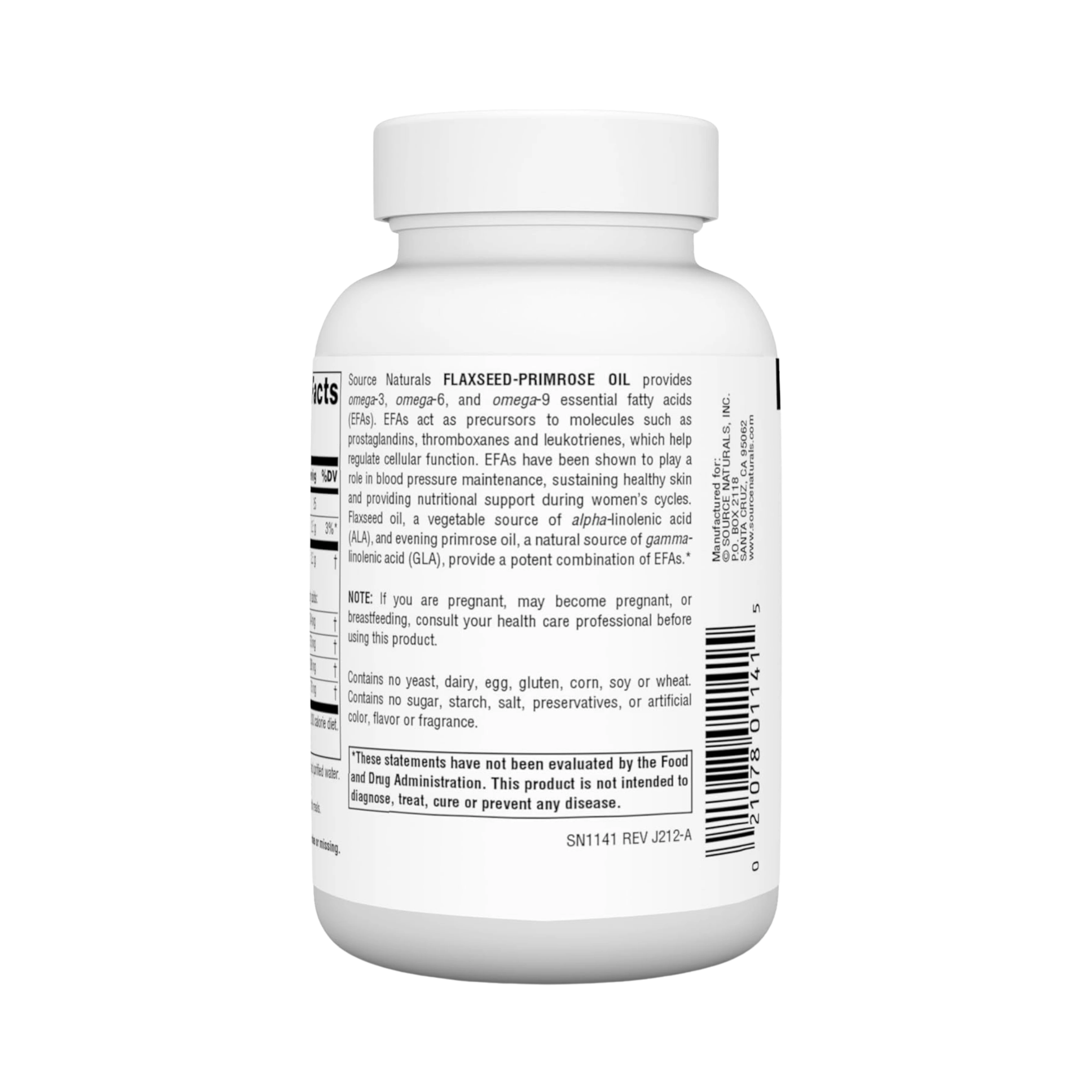 Source Naturals, Flax Seed-Primrose Oil, 1300 Mg, 45 Softgels
