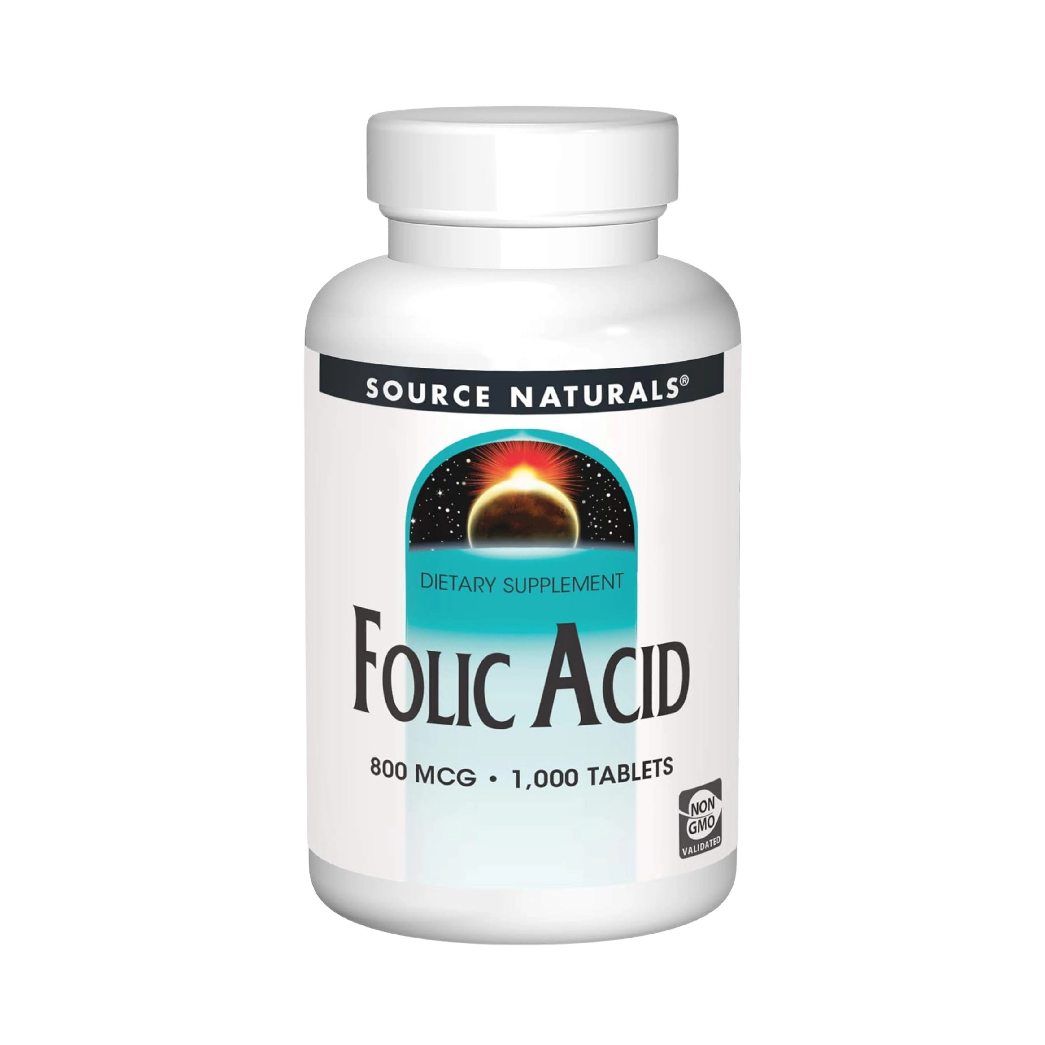 Source Naturals, Folic Acid 800 Mcg, 1000 Tablets