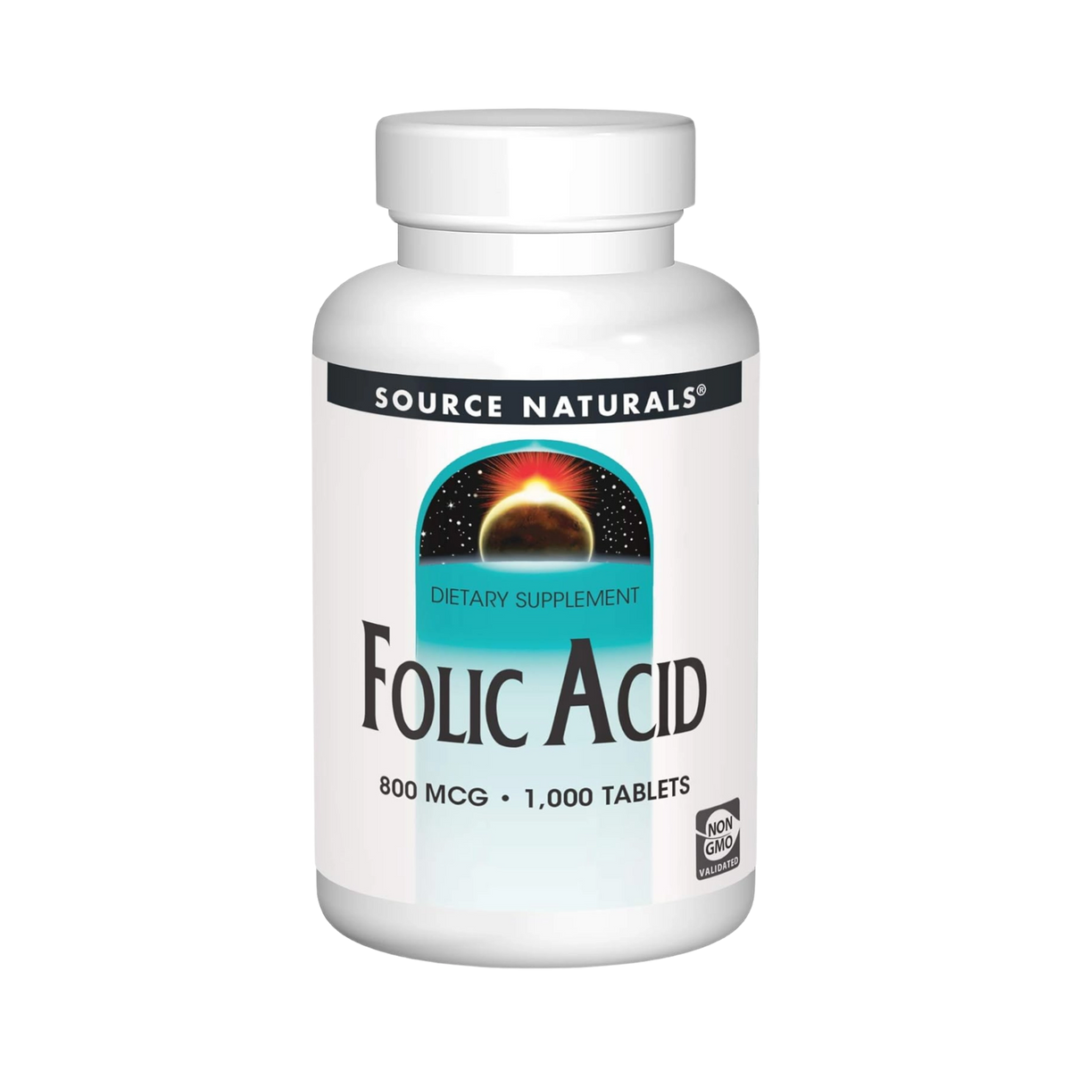Source Naturals, Folic Acid 800 Mcg, 1000 Tablets