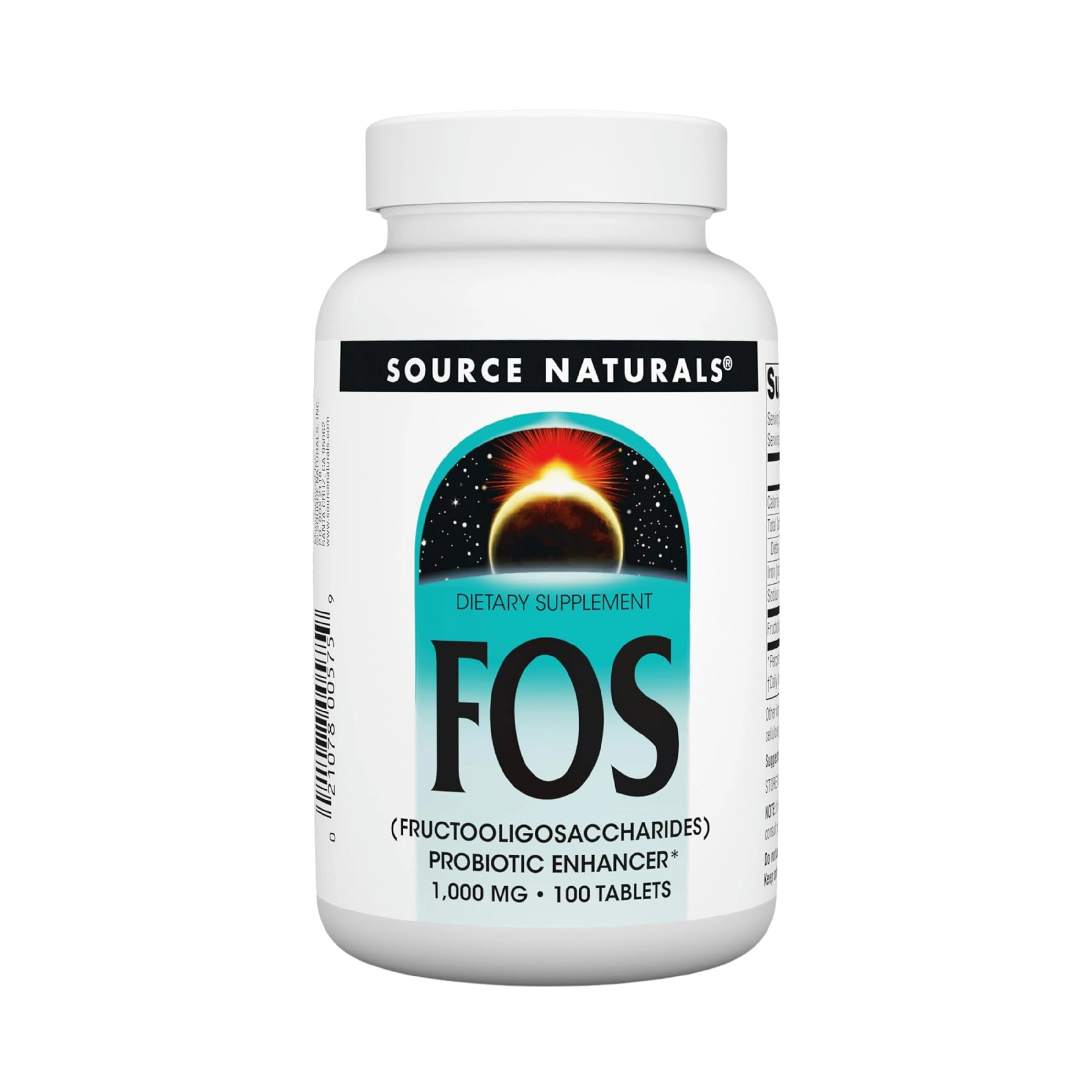 Source Naturals, FOS, 1000 Mg, 100 Tablets