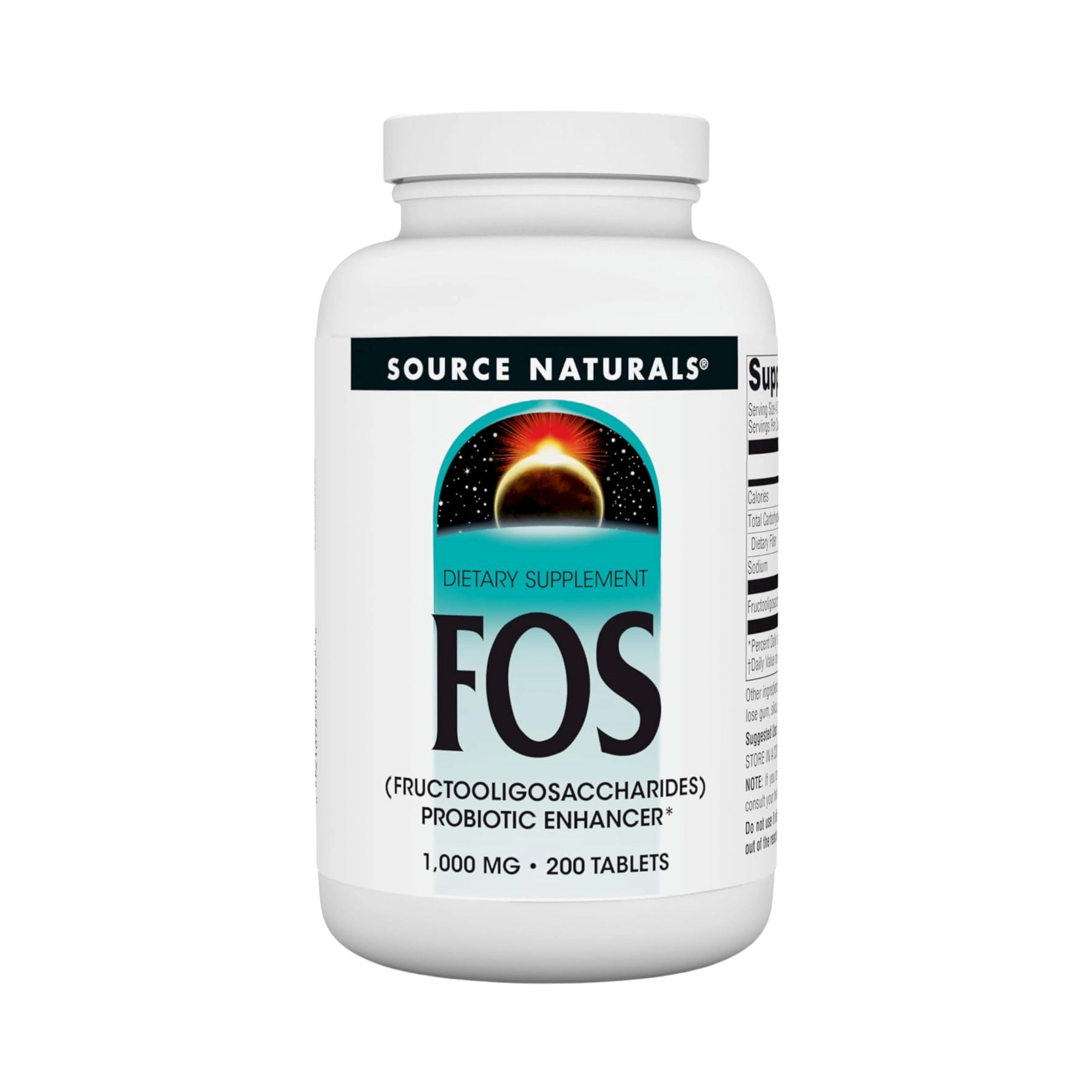 Source Naturals, FOS, 1000 Mg, 200 Tablets