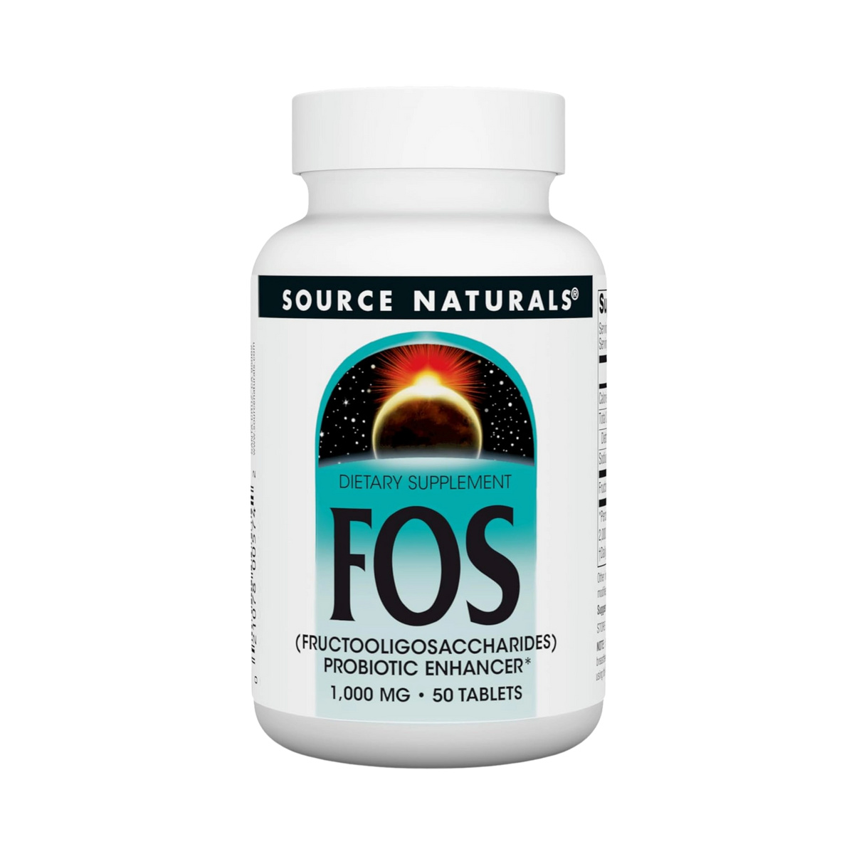 Source Naturals, FOS, 1000 Mg, 50 Tablets