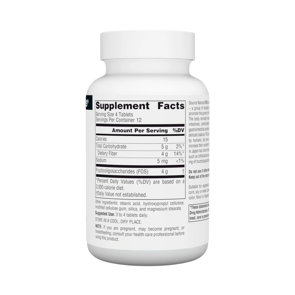 Source Naturals, FOS, 1000 Mg, 50 Tablets