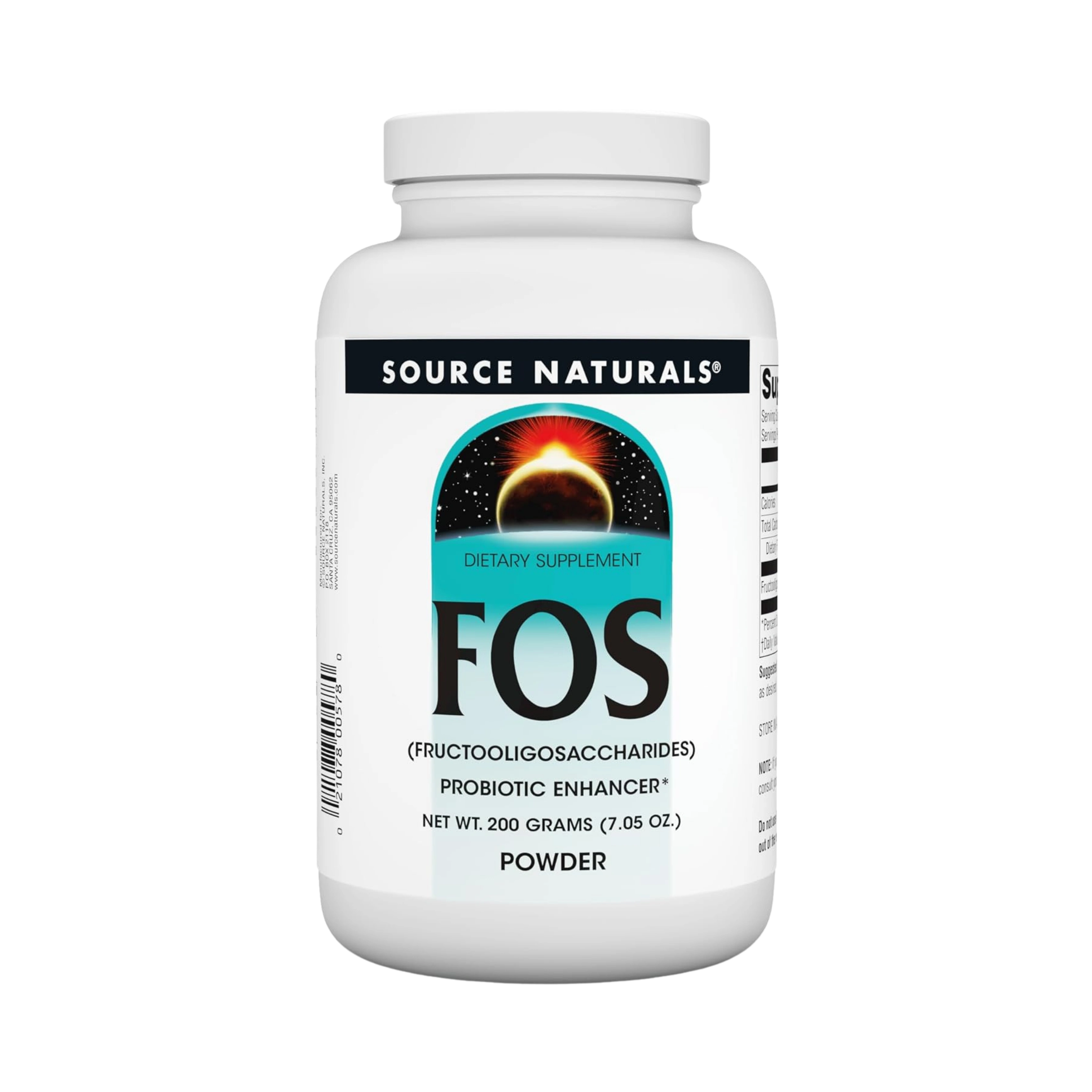 Source Naturals, FOS, 7.05 Powder