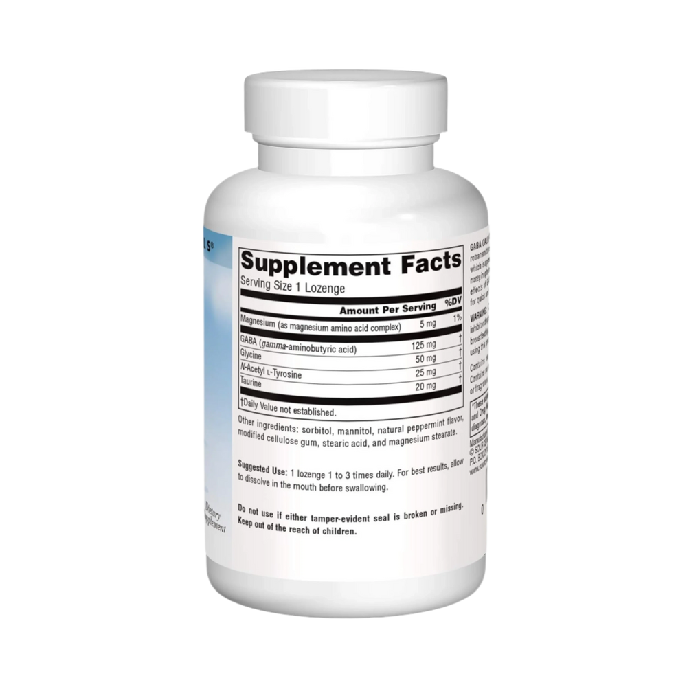 Source Naturals, GABA Calm Peppermint, 60 lozenges