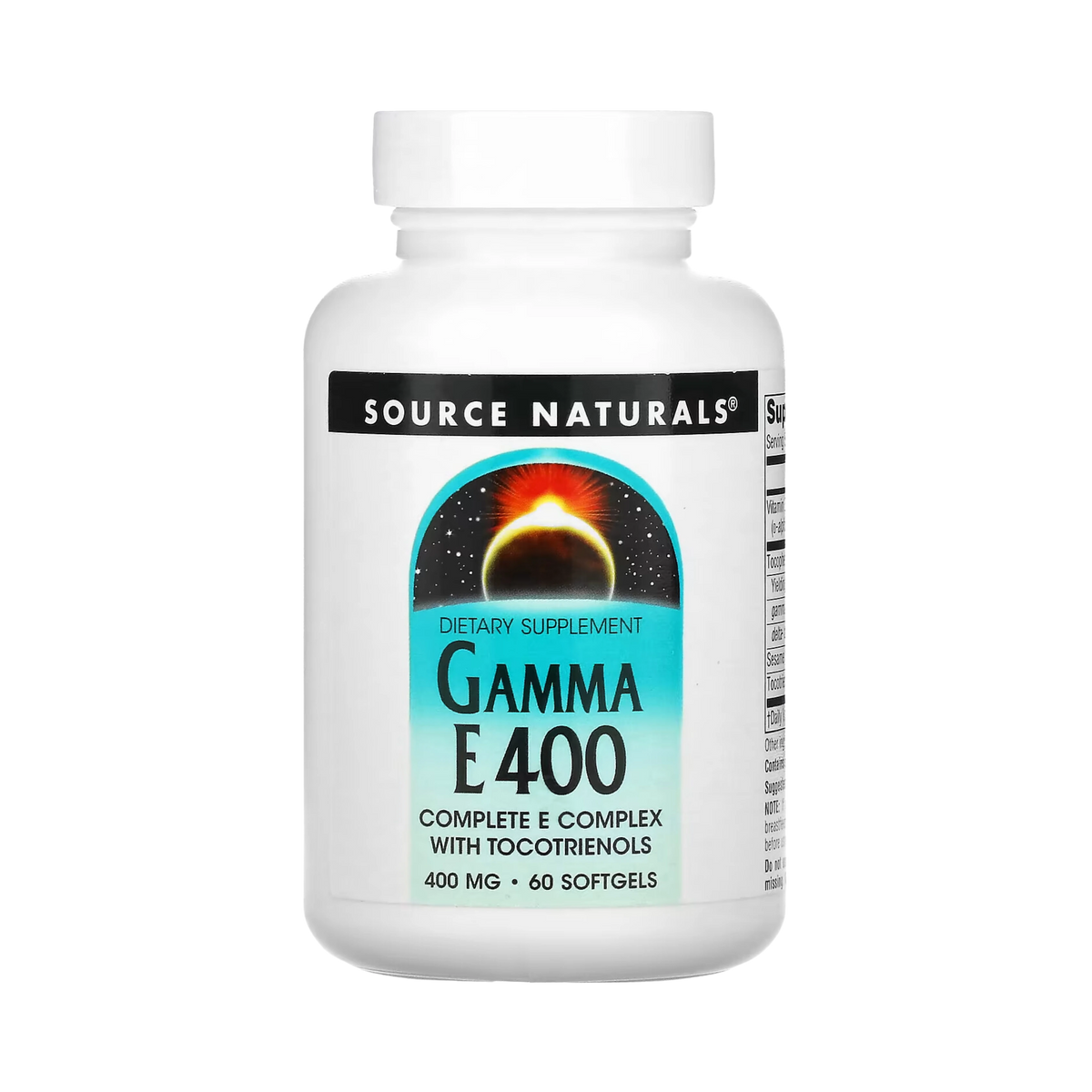 Source Naturals, Gamma E, 400 Mg, 60 Softgels