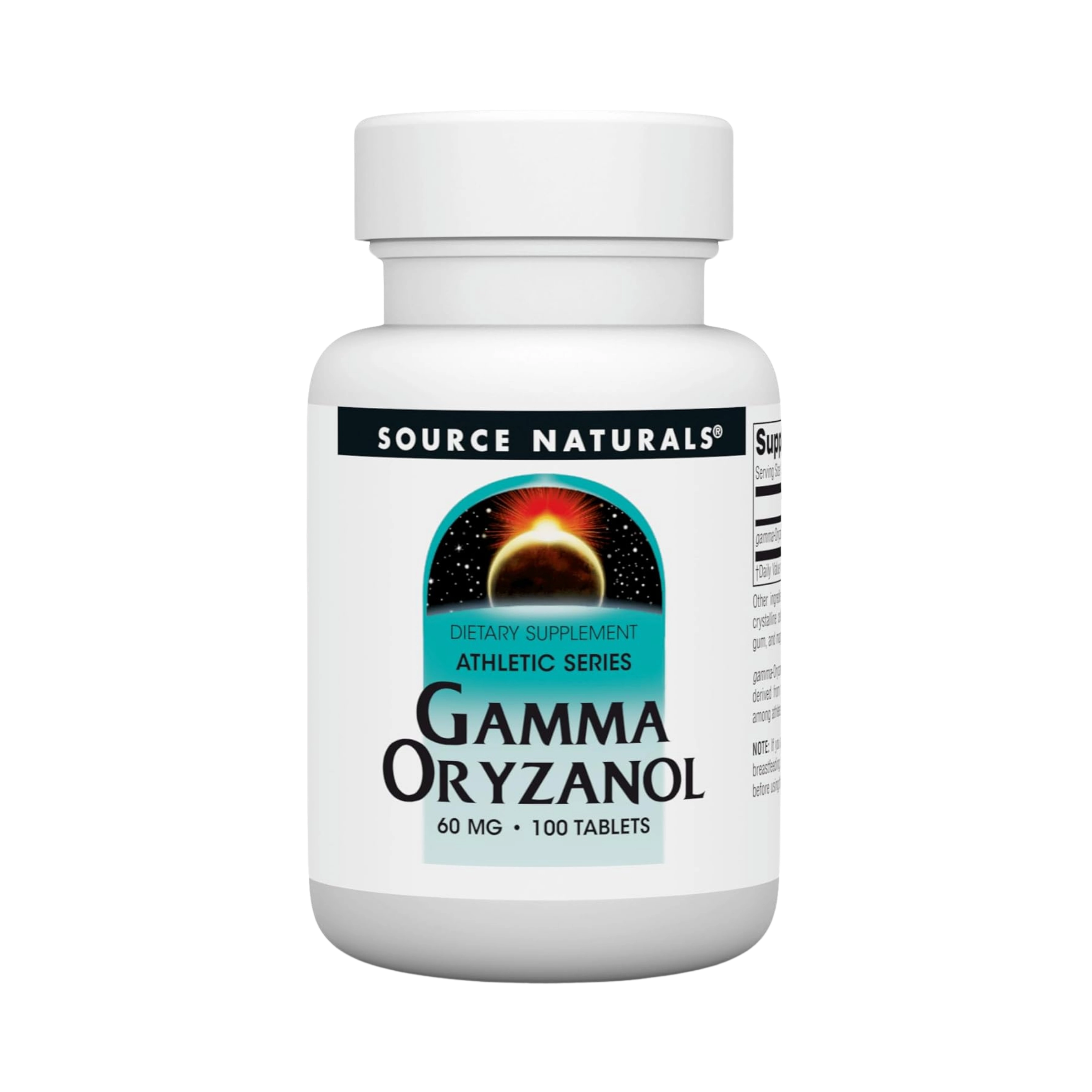 Source Naturals, Gamma Oryzanol, 60 Mg, 100 Tablets