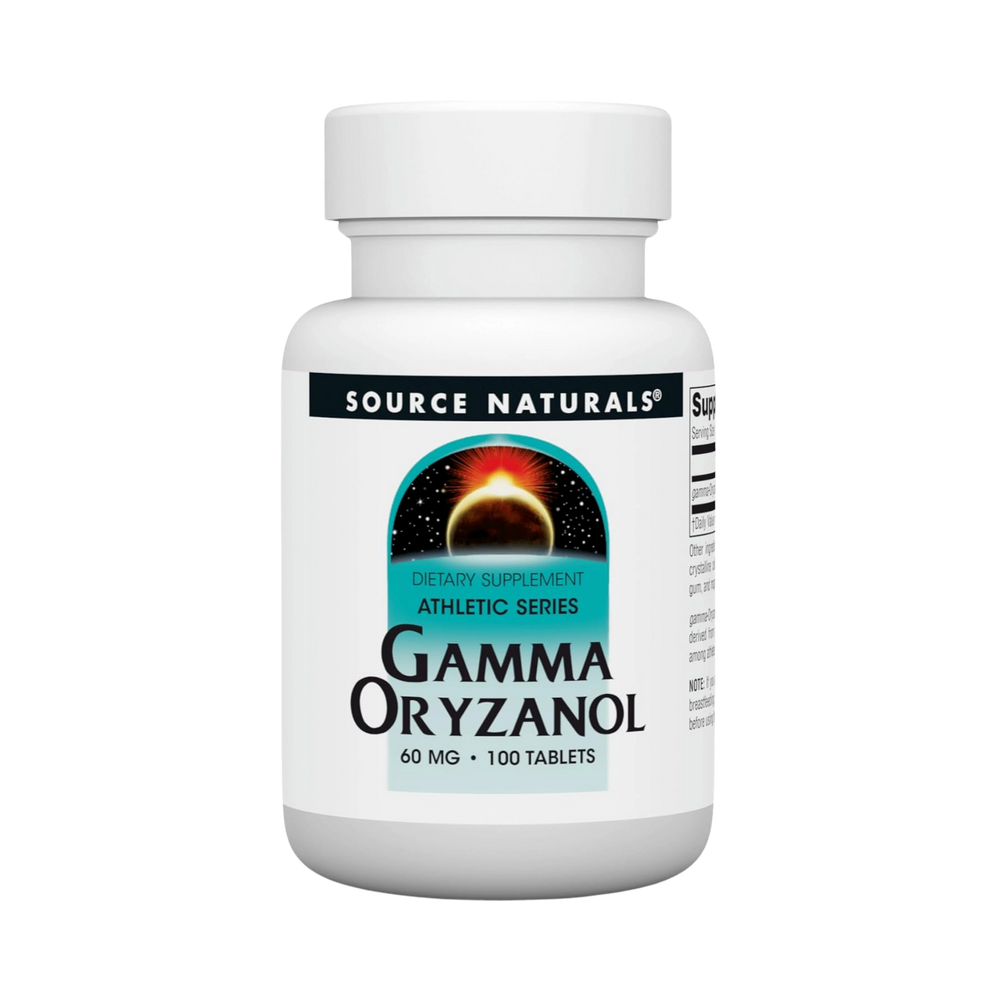 Source Naturals, Gamma Oryzanol, 60 Mg, 100 Tablets