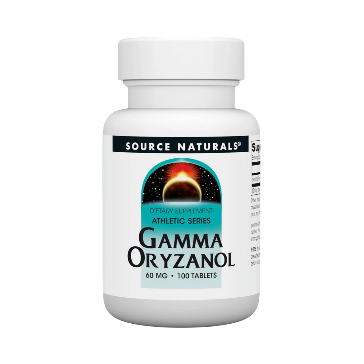 Source Naturals, Gamma Oryzanol, 60 Mg, 100 Tablets