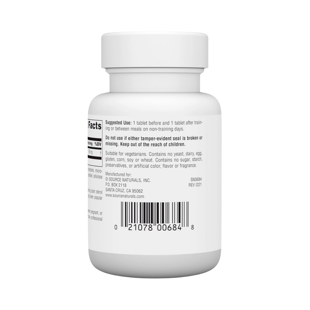 Source Naturals, Gamma Oryzanol, 60 Mg, 100 Tablets