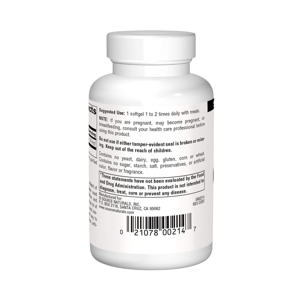 Source Naturals, Garlic Oil, 500 Mg Odorless, 250 softgels