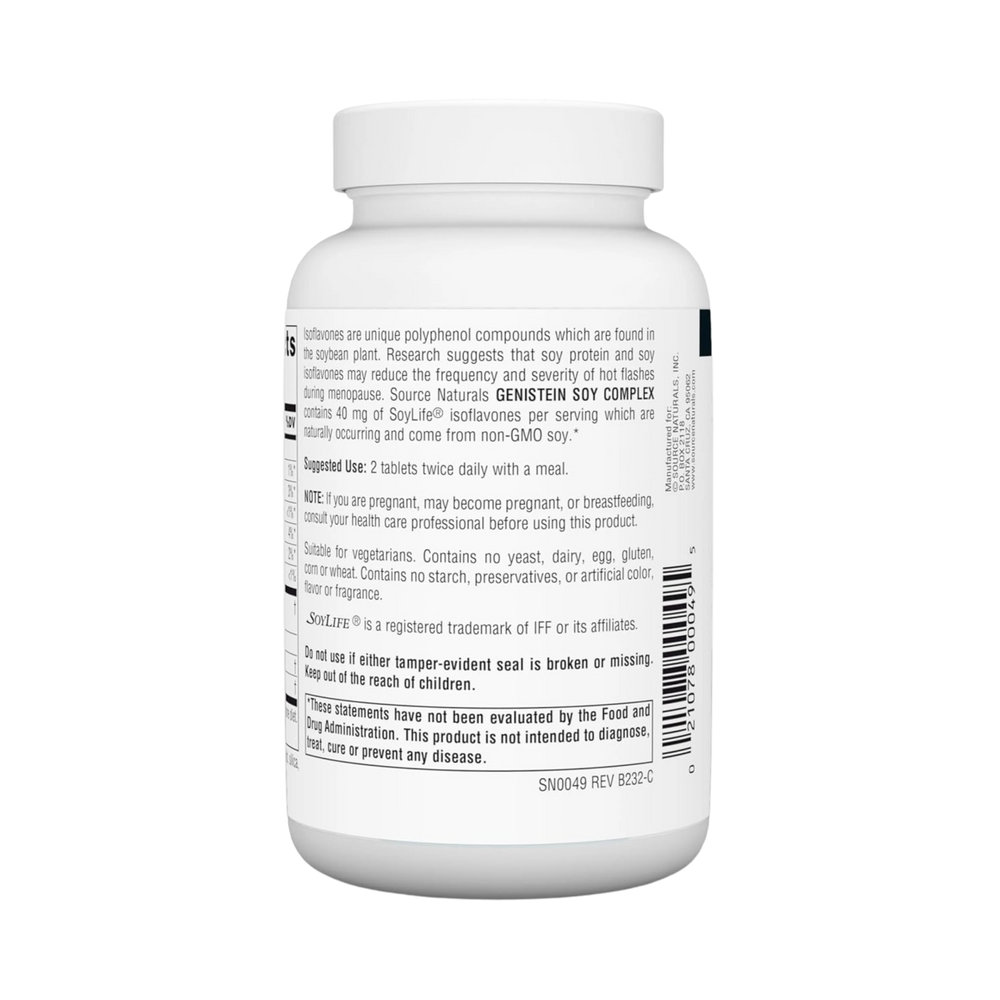 Source Naturals, Genistein Soy Complex, 1000 Mg, 60 Tablets